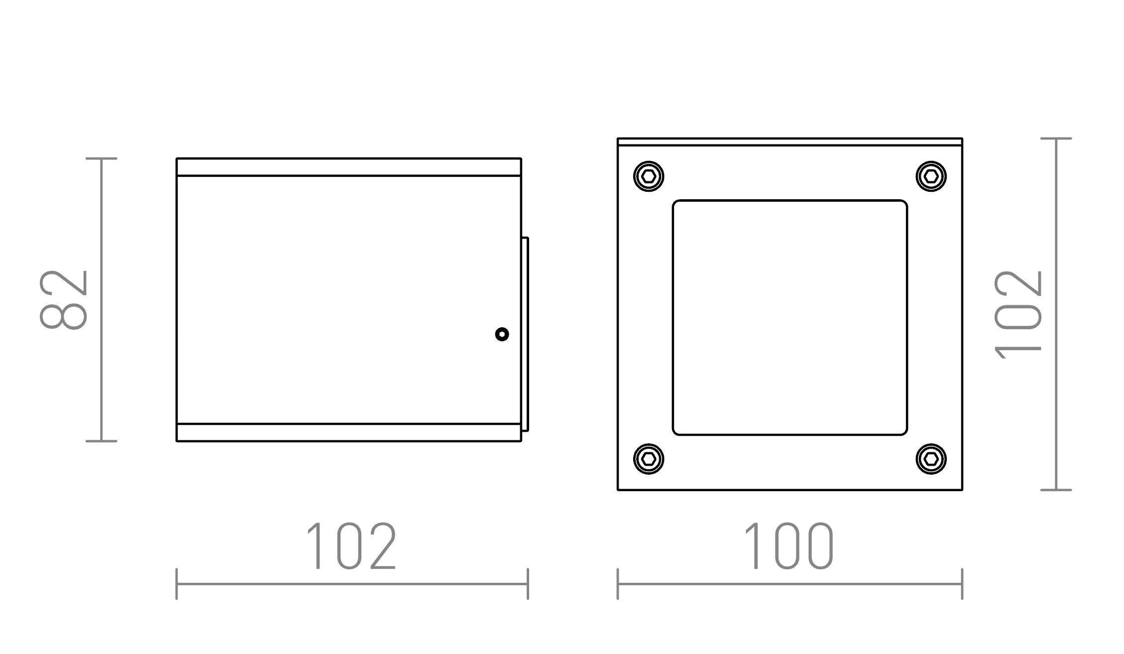 BIBI zidna lampa - Product sketch