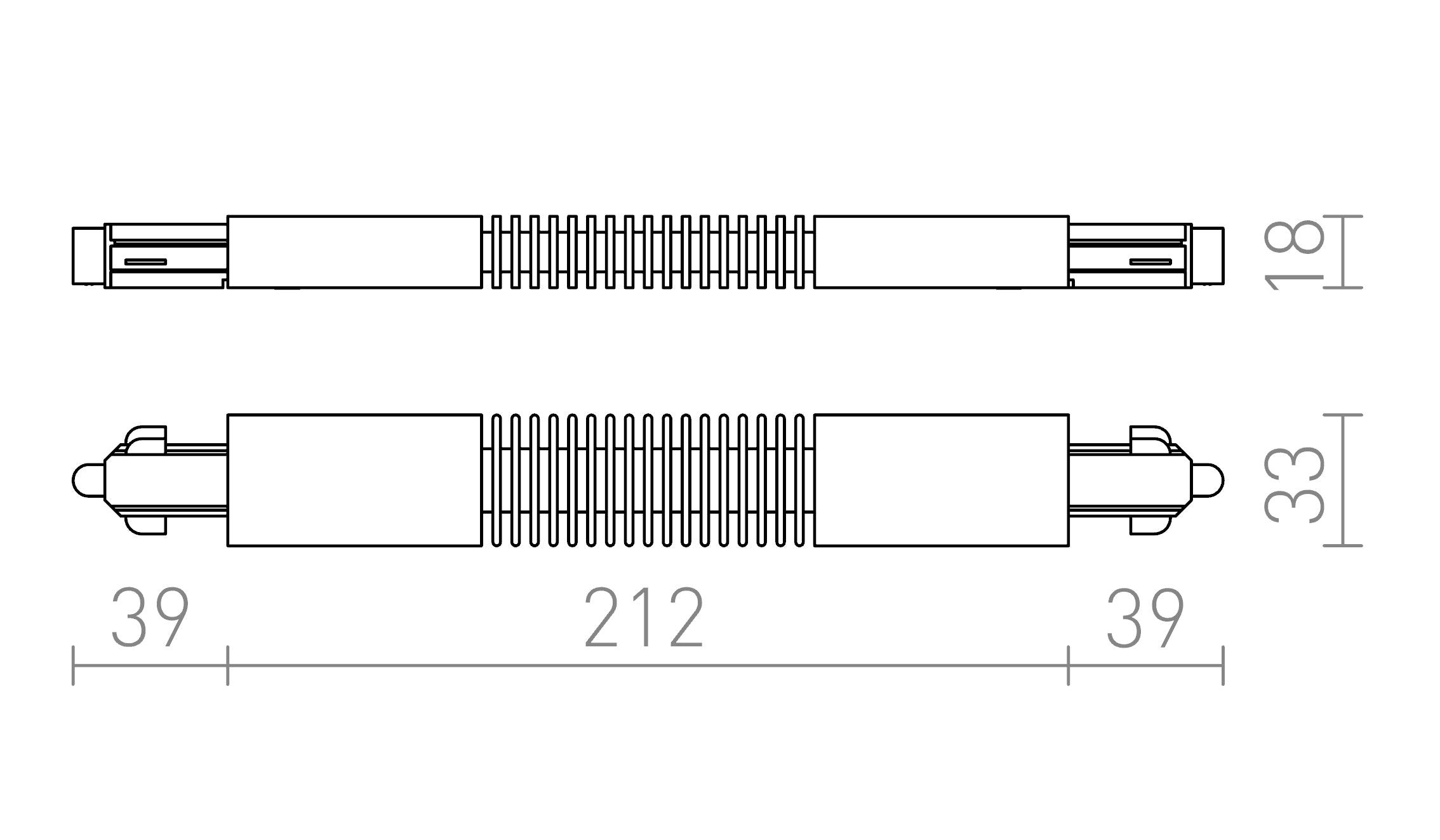 1F flex connector - Product sketch