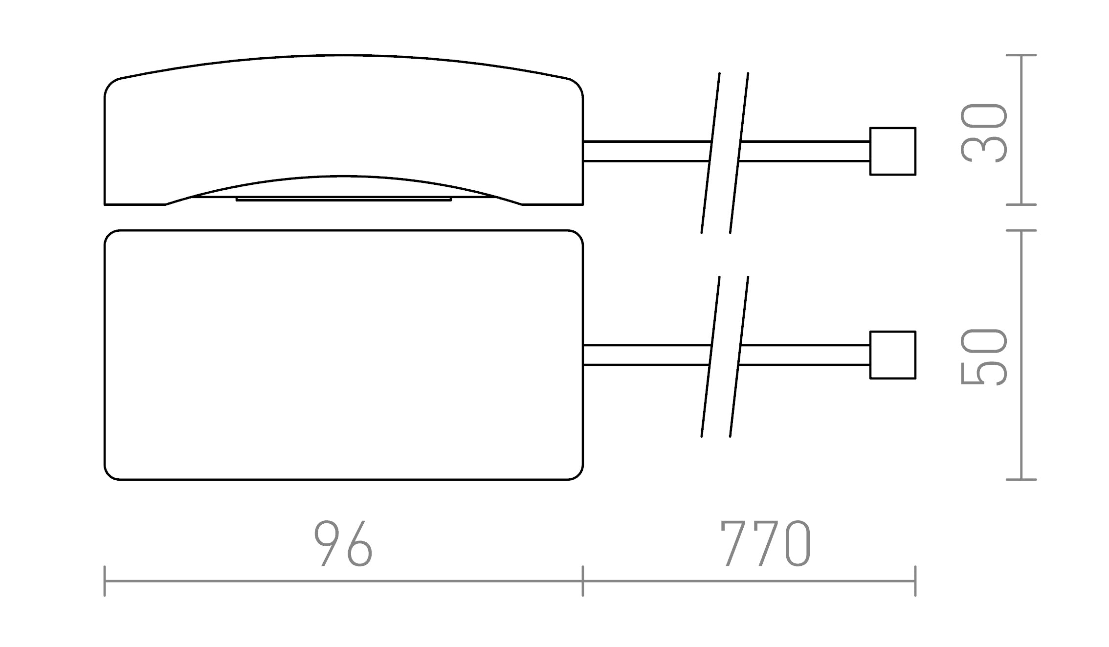 SENSOR above the ceiling - Product sketch