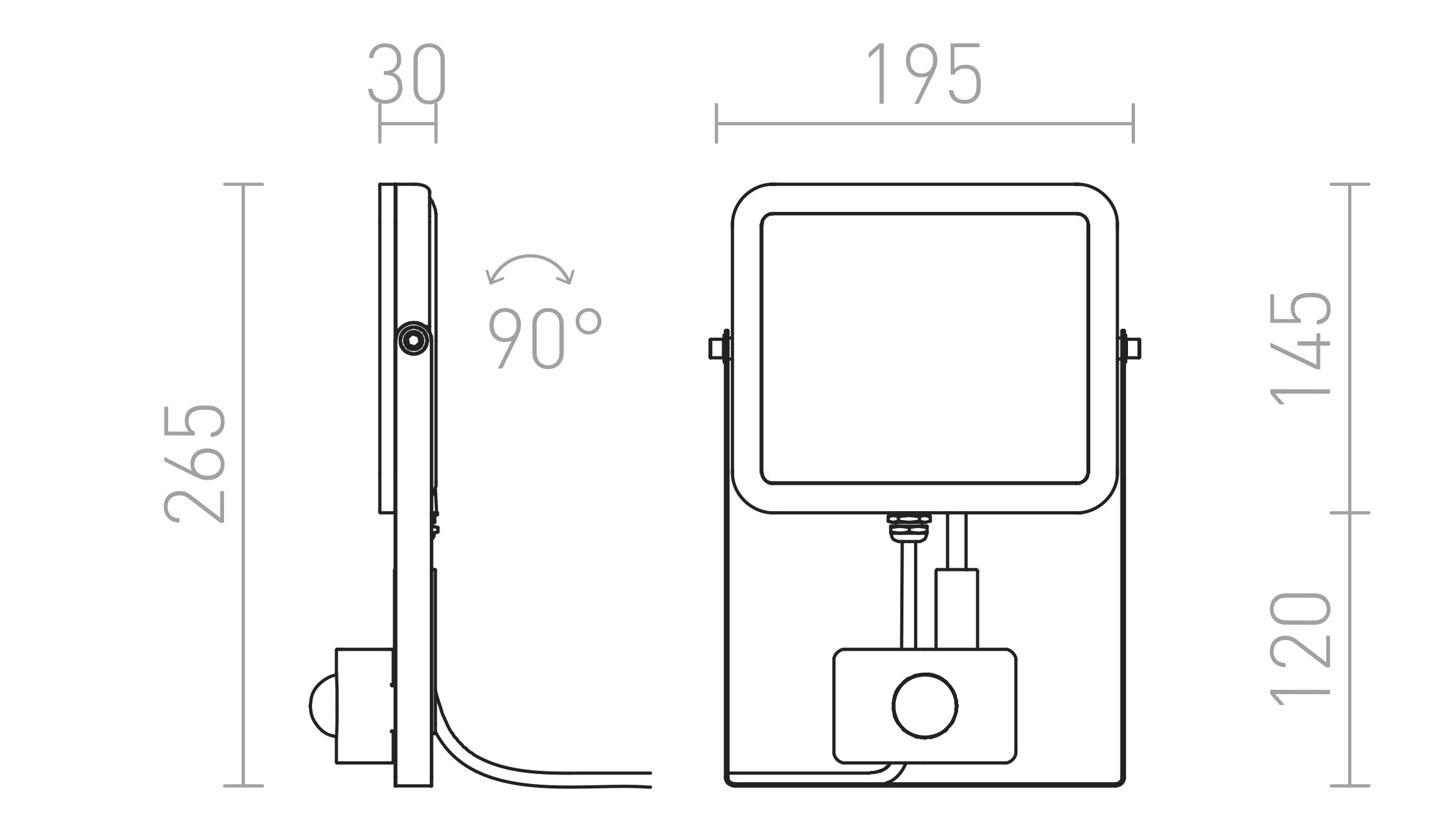 PONTA mit Bewegungssensor - Product sketch