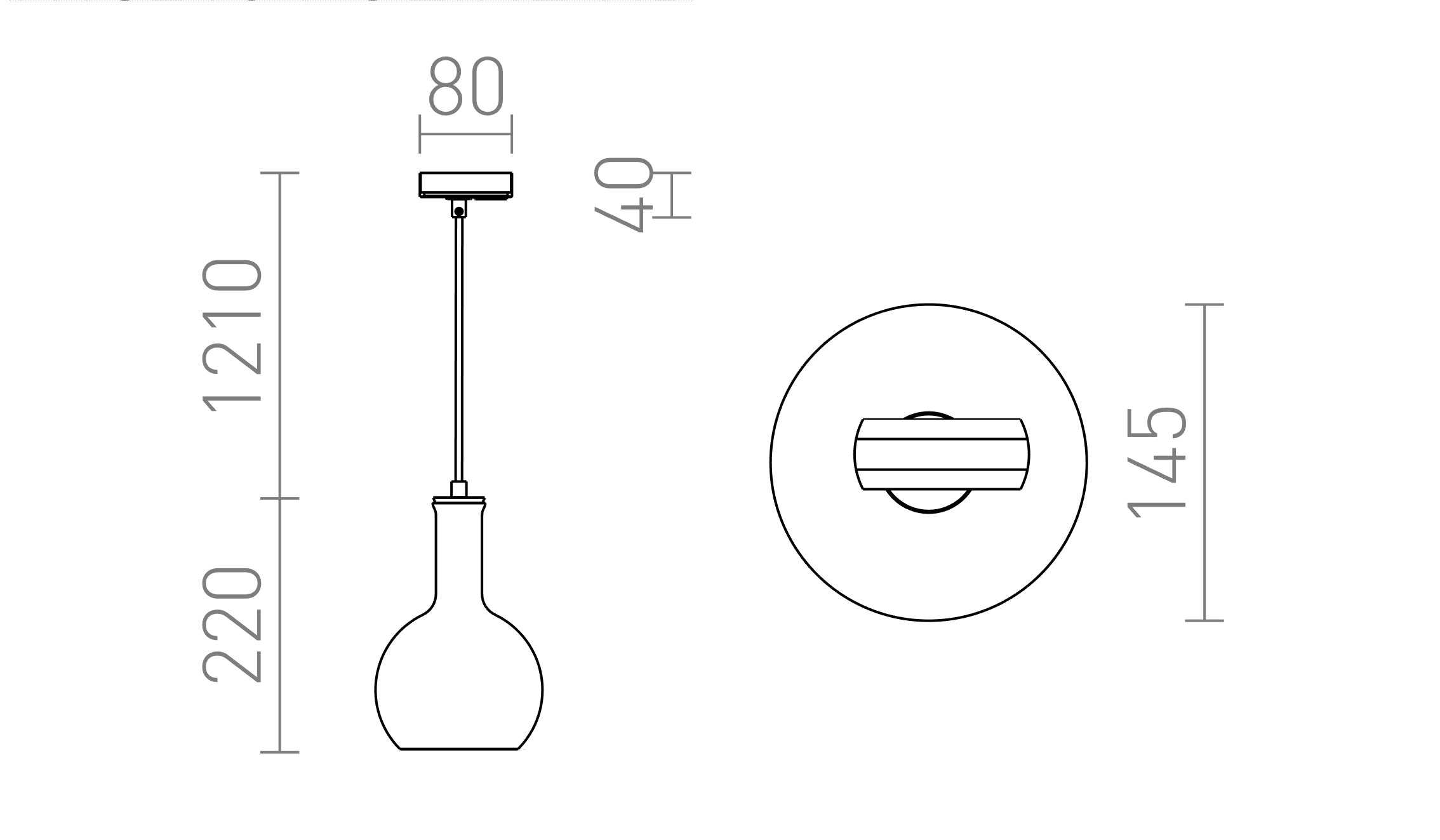 PULIRE RD pour rail monophasé - Product sketch