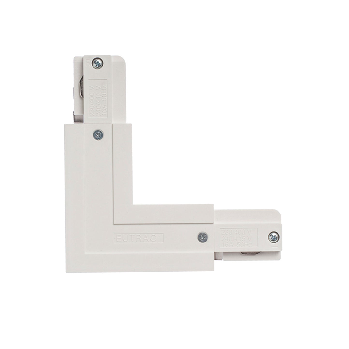 RENDL 3-circuit track system EUTRAC L connector outer polarity white 230V R11323 2