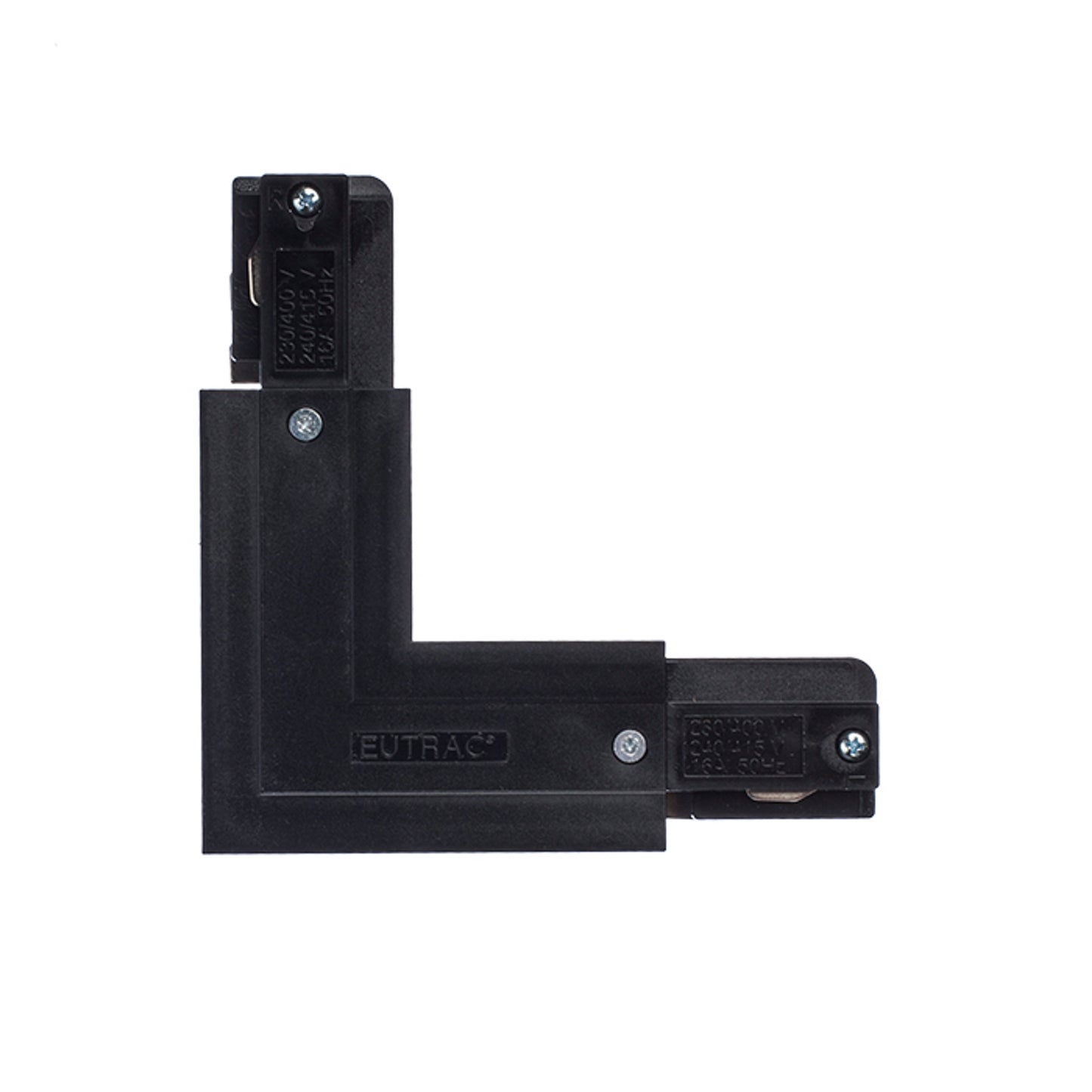 RENDL 3-circuit track system EUTRAC L connector inner polarity black 230V R11324 2