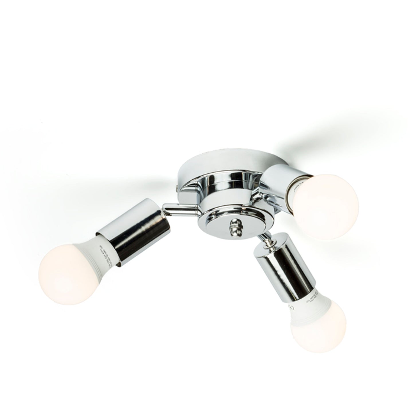 RENDL shades, shade bases, pendent sets POSTE ceiling base chrome 230V LED E27 3x15W R11799 4