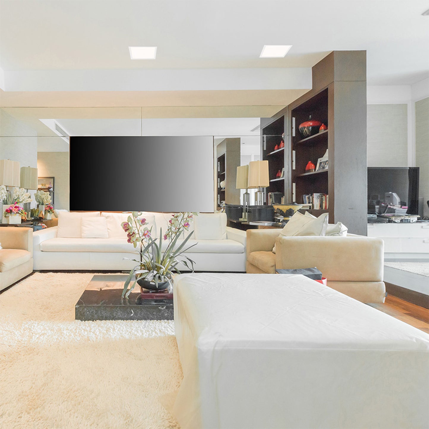 RENDL recessed light STRUCTURAL LED 40x40 recessed white 230V LED 40W 3000K R12062 4