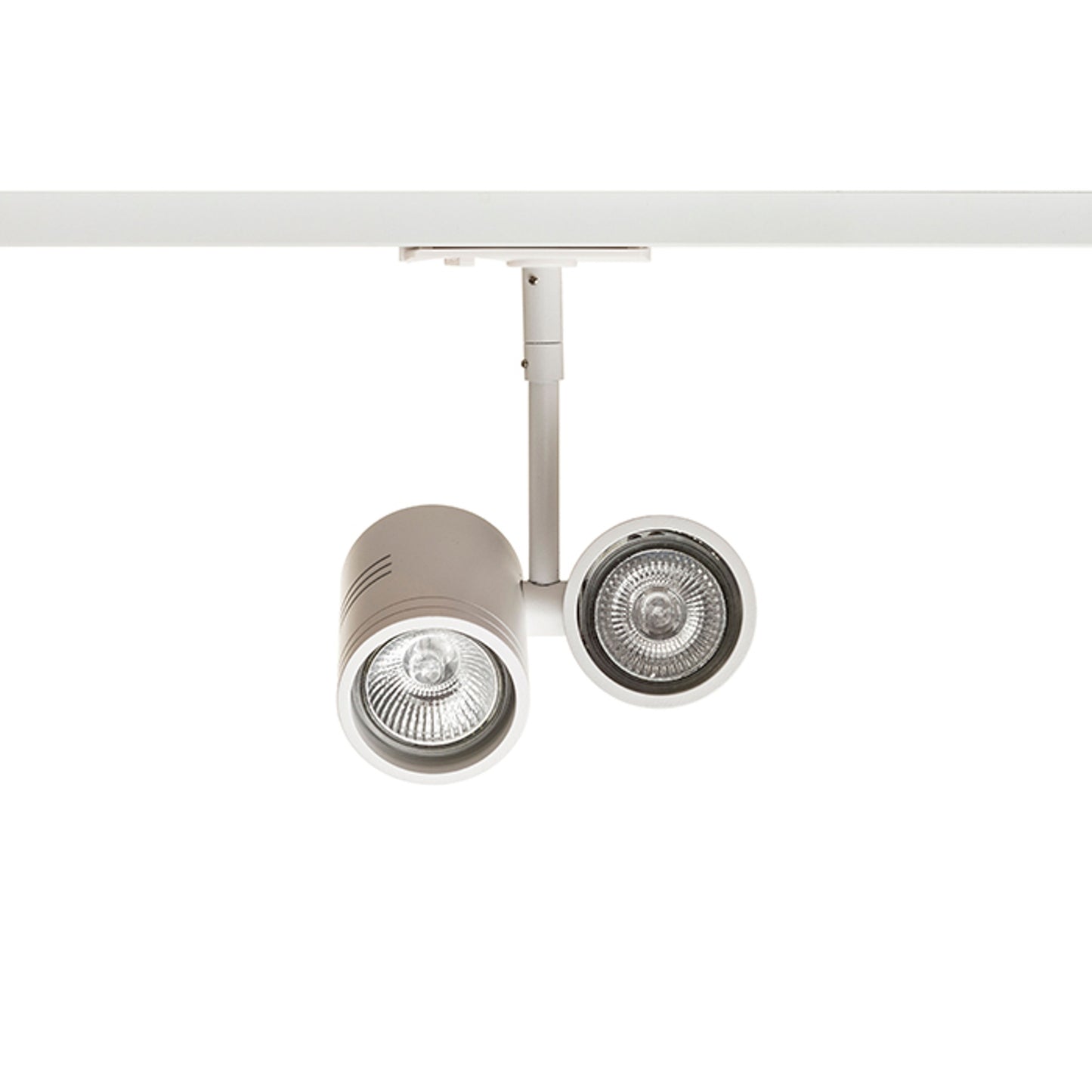 RENDL 1-circuit track system BEEBA II for 1-circuit tracks white 230V LED GU10 2x8W R12314 8