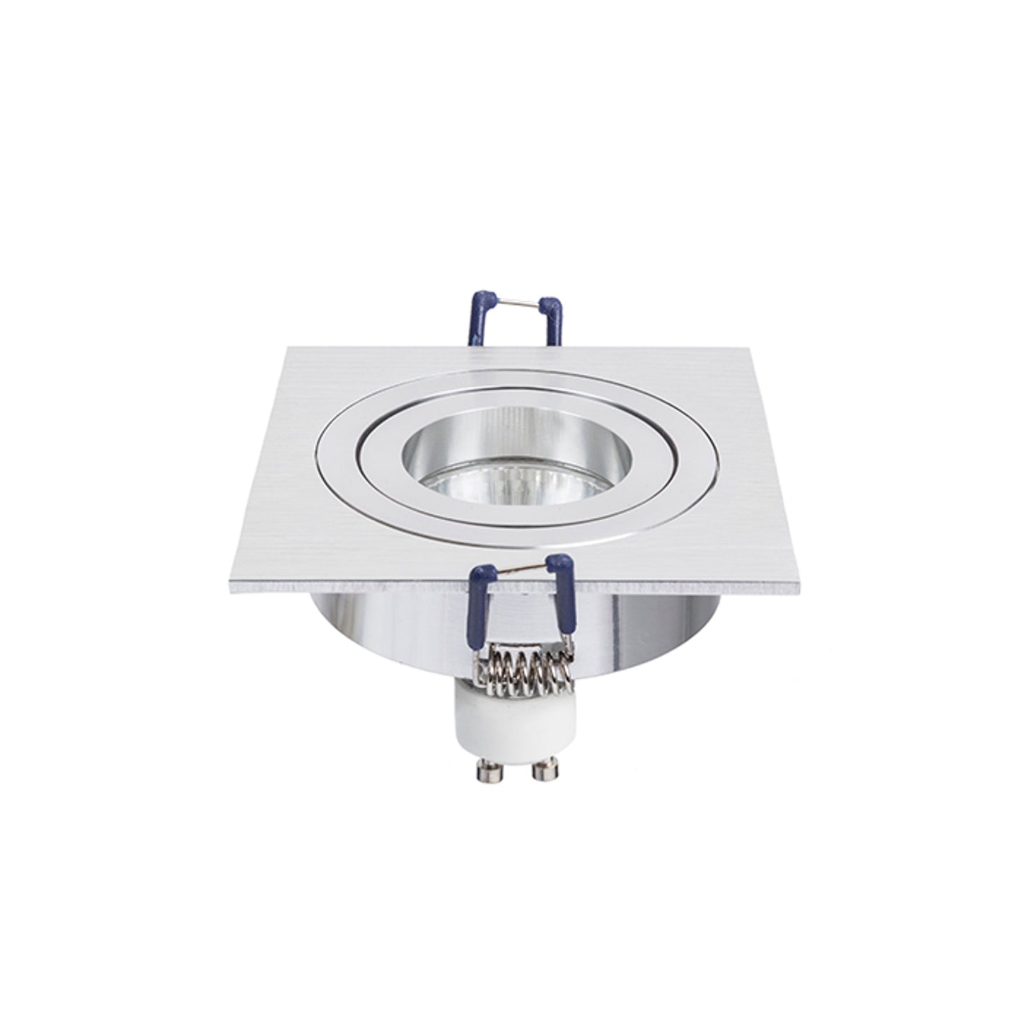 RENDL recessed light PASADENA GU10 SQ I recessed brushed aluminum 230V LED GU10 7W R12709 3