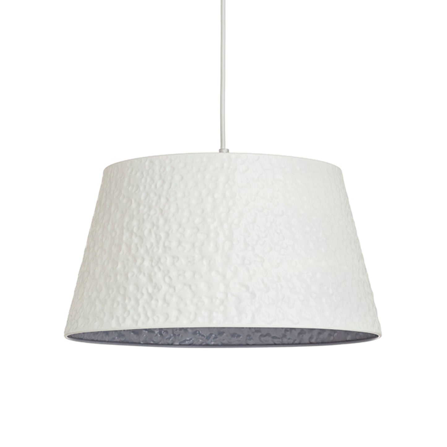 RENDL pendant lamp BUCKY 40 pendant white/grey metal 230V LED E27 15W R13360 2