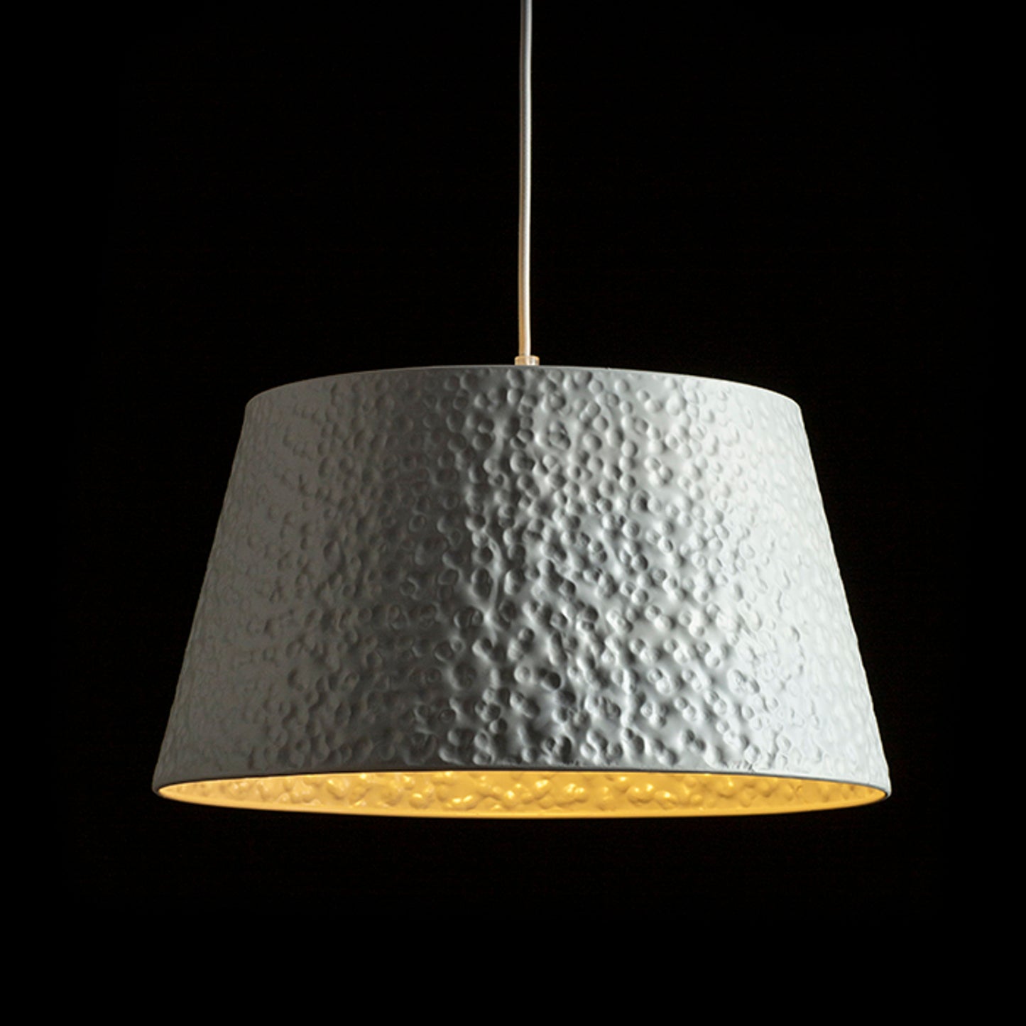 RENDL pendant lamp BUCKY 40 pendant white/grey metal 230V LED E27 15W R13360 5