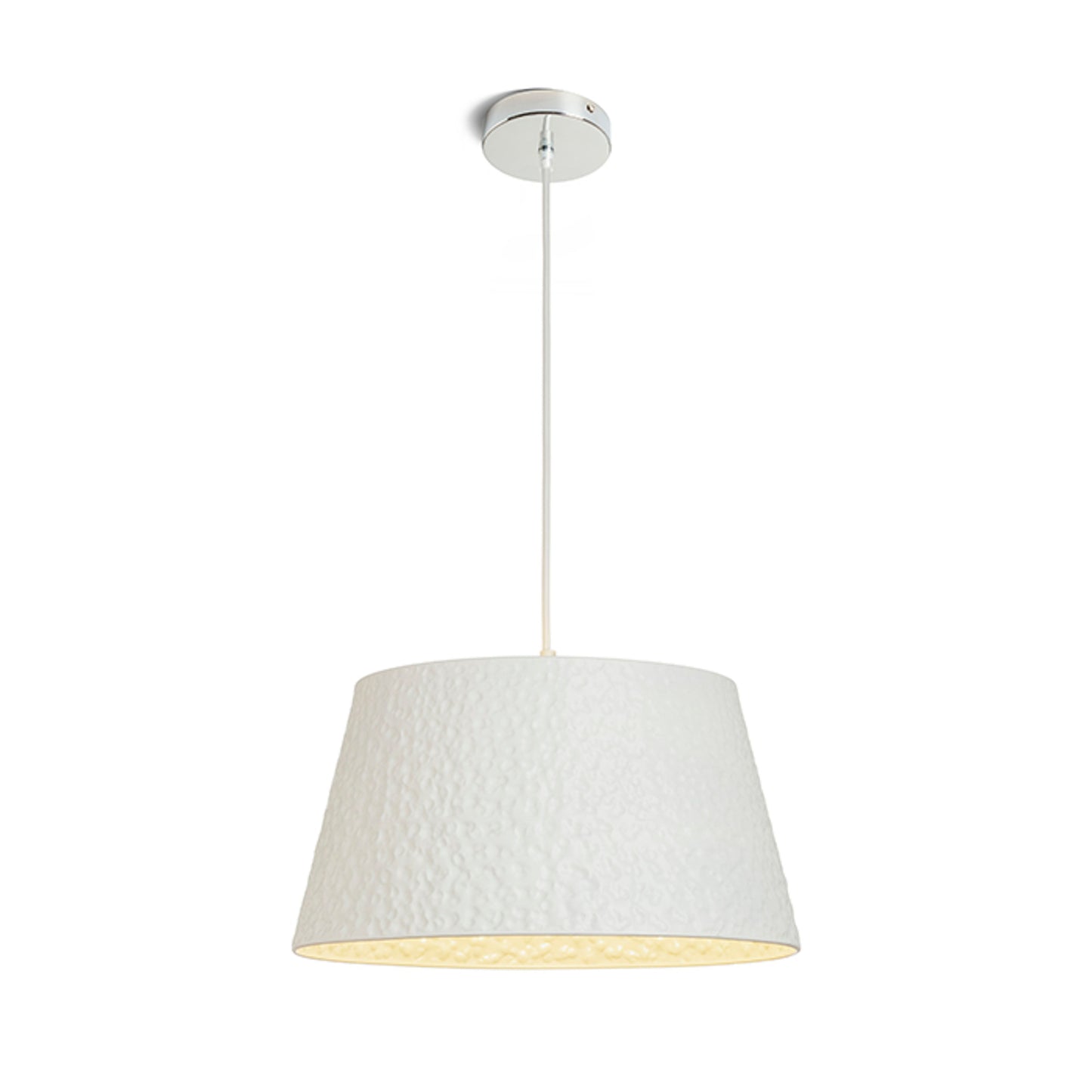 RENDL pendant lamp BUCKY 40 pendant white/grey metal 230V LED E27 15W R13360 6