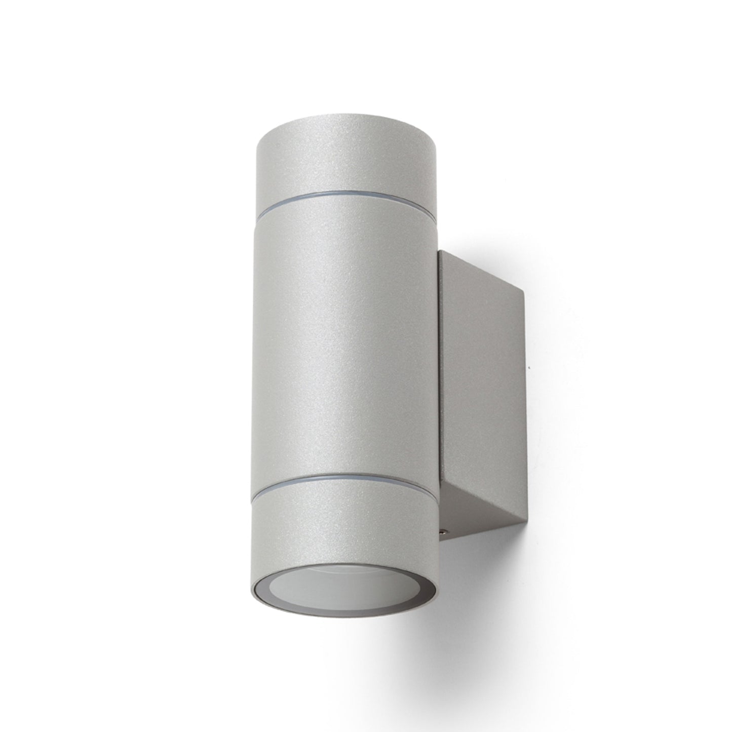 RENDL outdoor lamp MIZZI NEW II wall silver grey 230V LED GU10 2x8W IP65 R13797 2