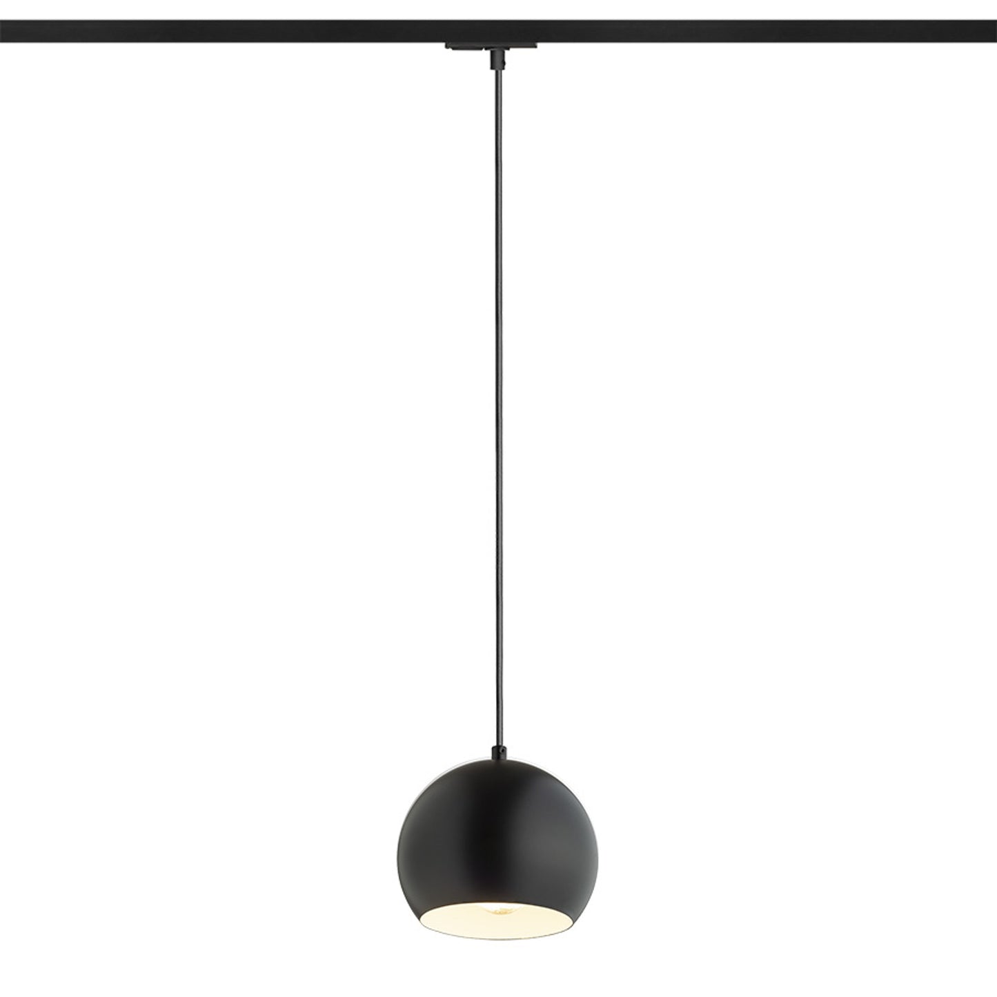 RENDL 1-circuit track system AGNETA for 1-circuit tracks pendant black 230V LED E27 11W R13971 1