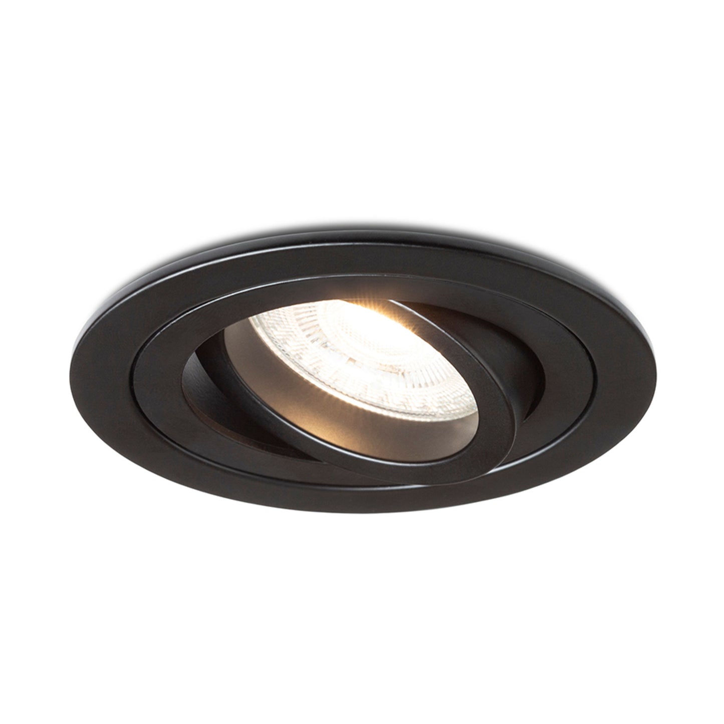 RENDL recessed light PASADENA GU10 R recessed black 230V LED GU10 7W R14103 1