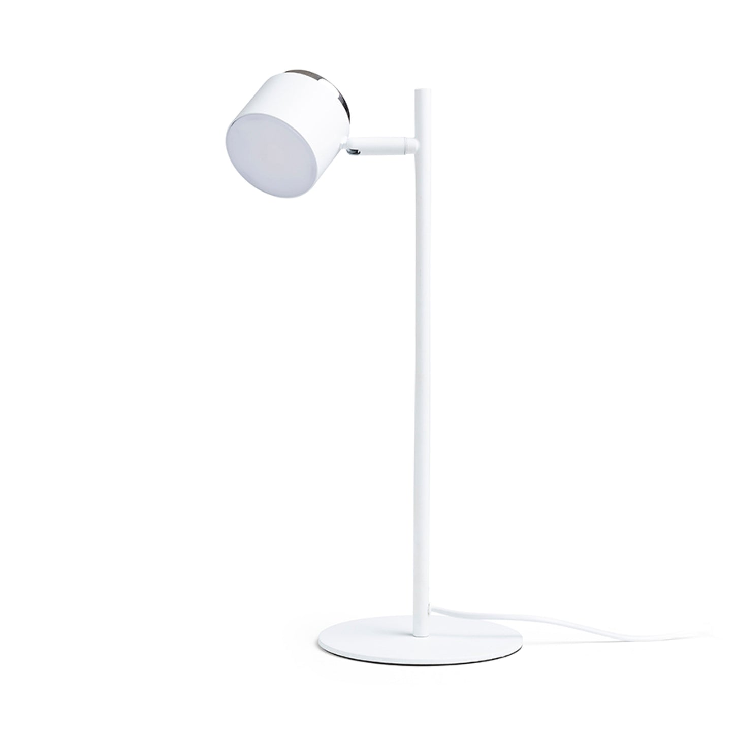 RENDL table lamp NOVA table white chrome/frosted acrylic 230V LED 4.2W 3000K R14274 2