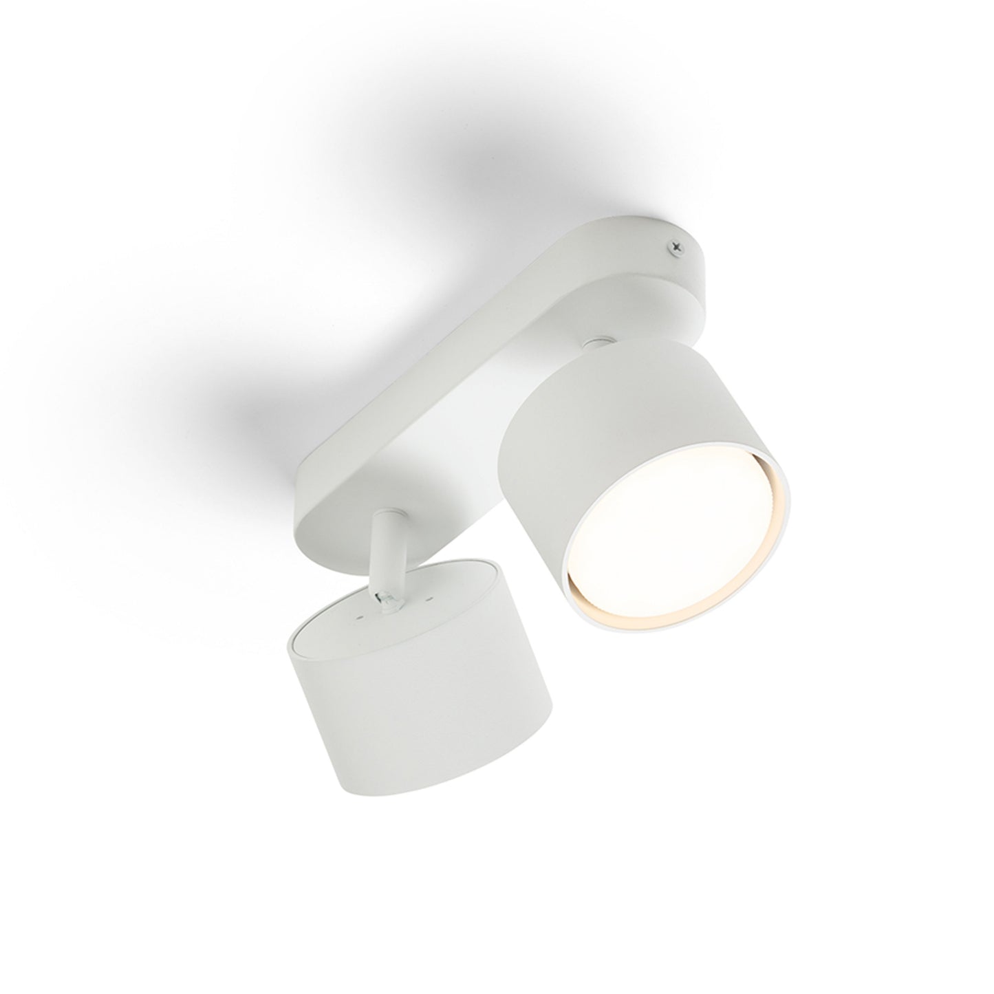 RENDL spotlight PIXEL II surface mounted white 230V LED GX53 2x7W R14404 5
