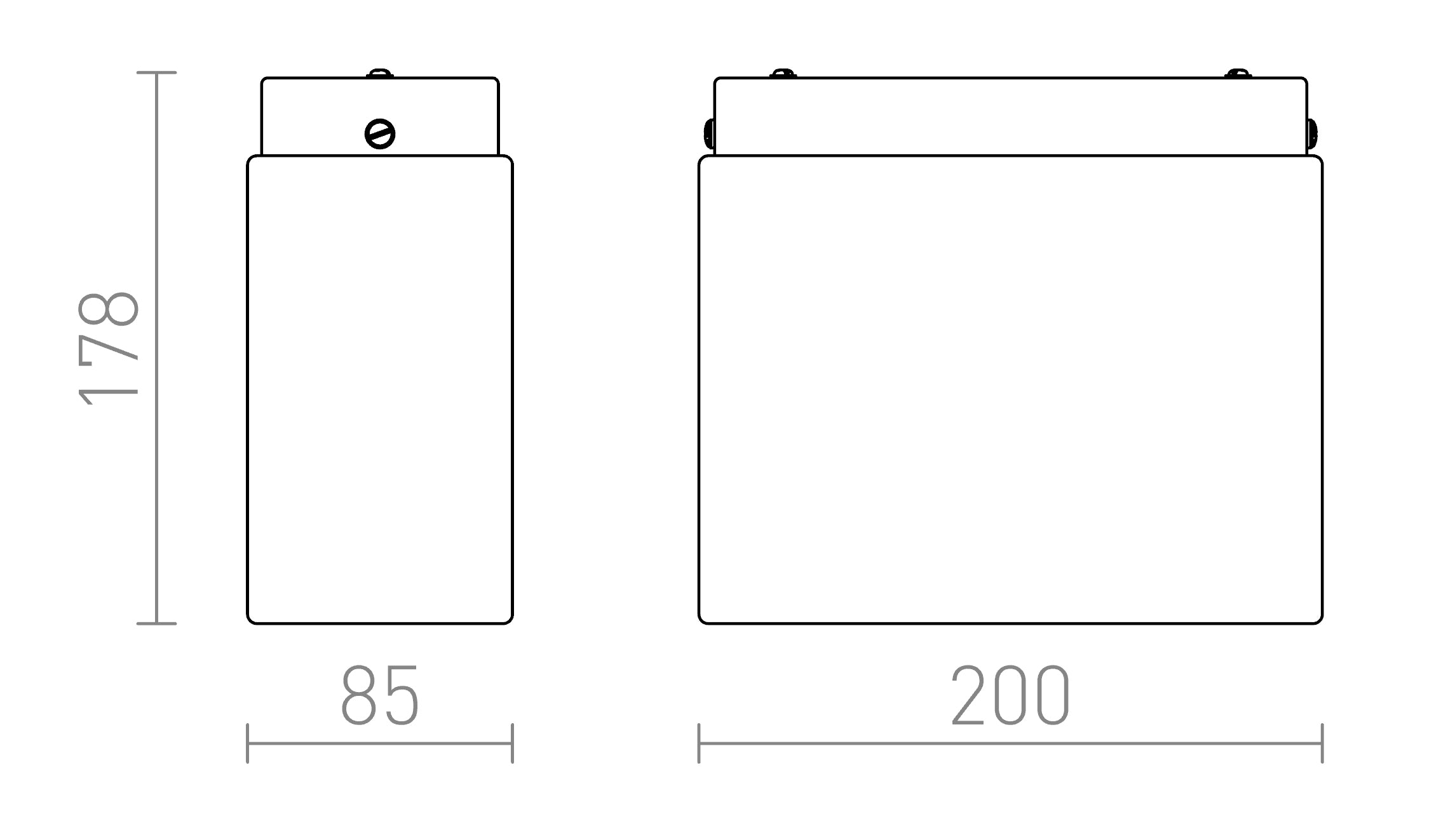 ARANA PRAVOKUTNA - Product sketch