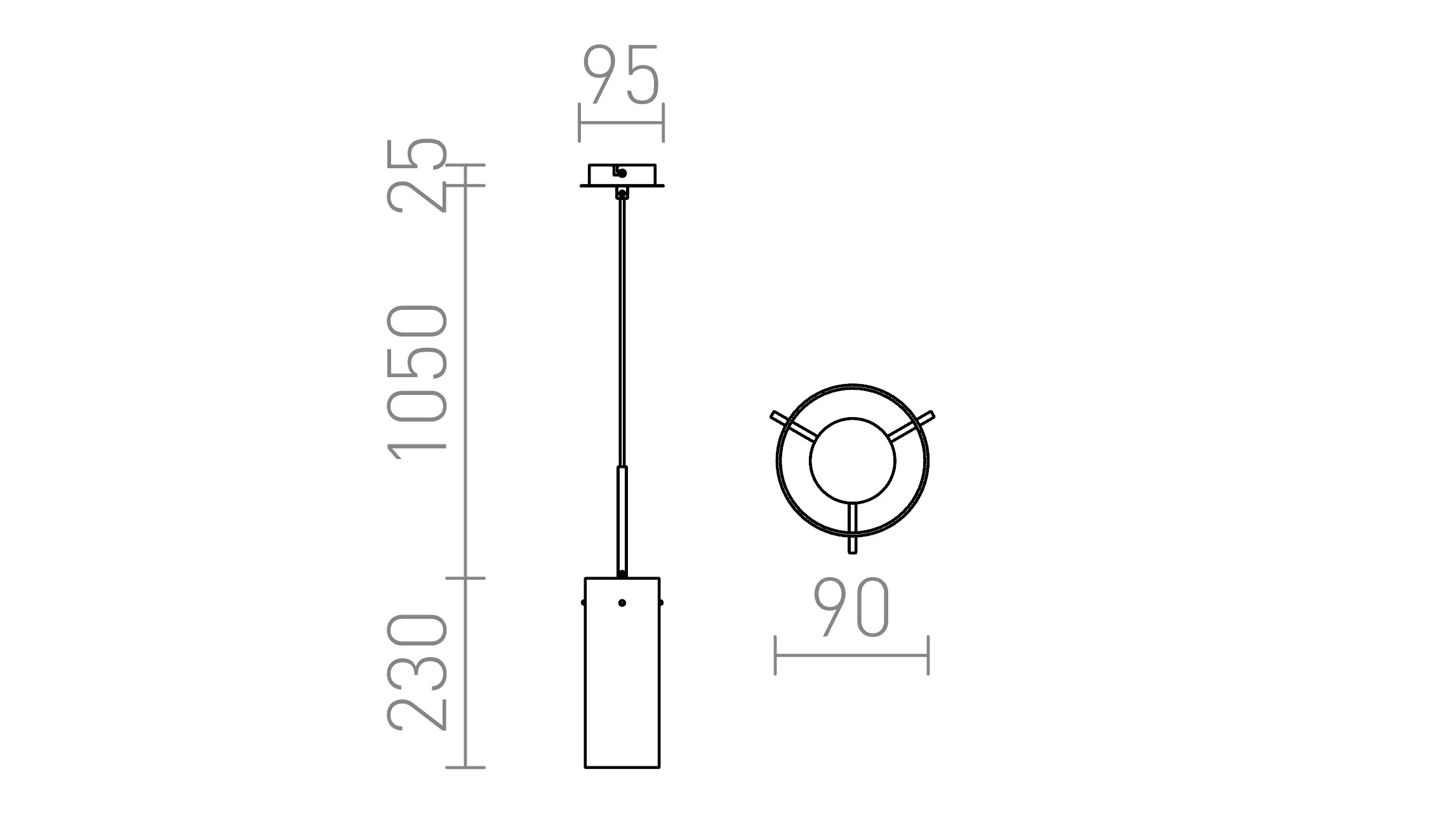 SANSSOUCI I CRNA - Product sketch