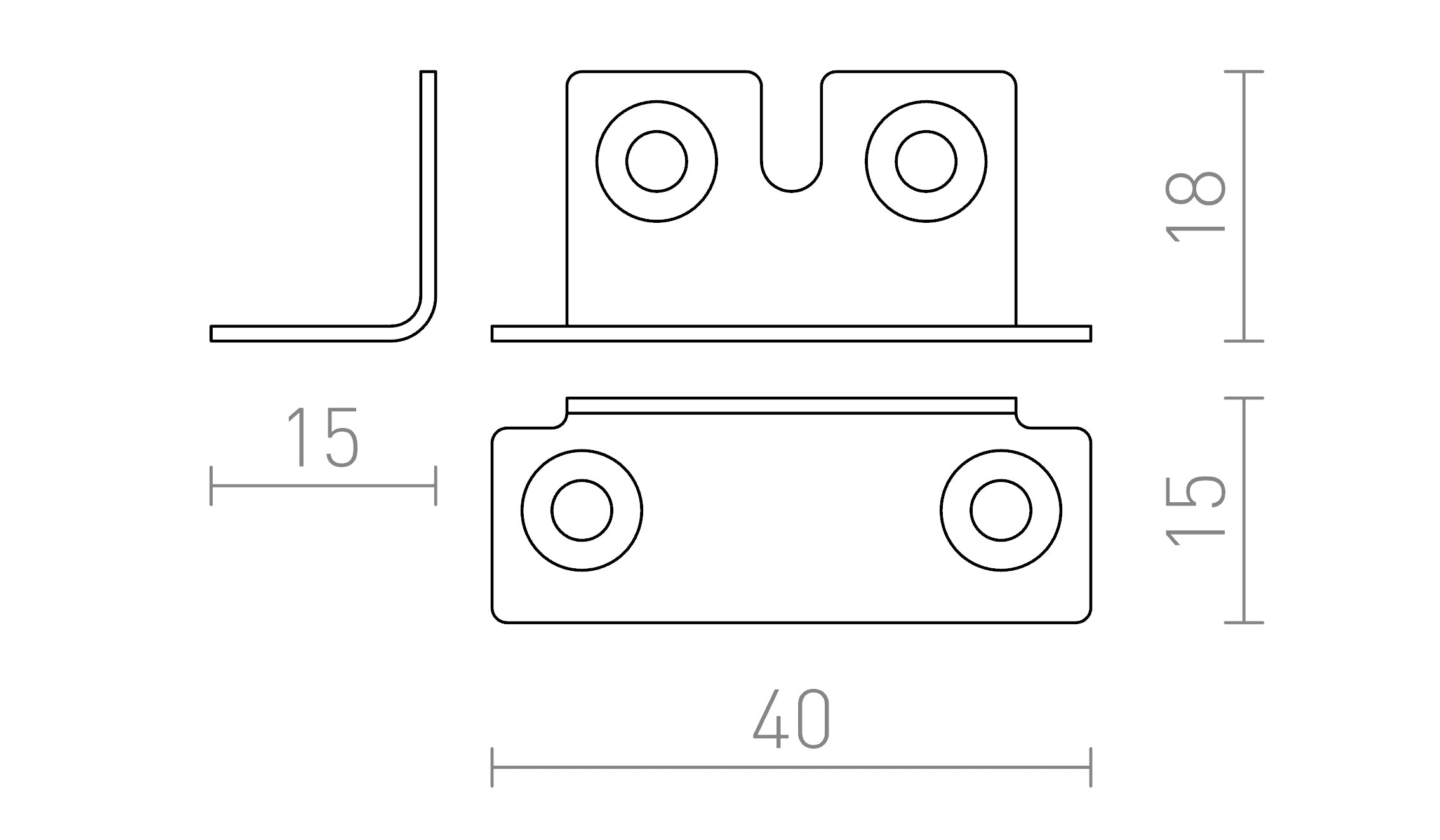 LEVIA DRŽAČ - Product sketch