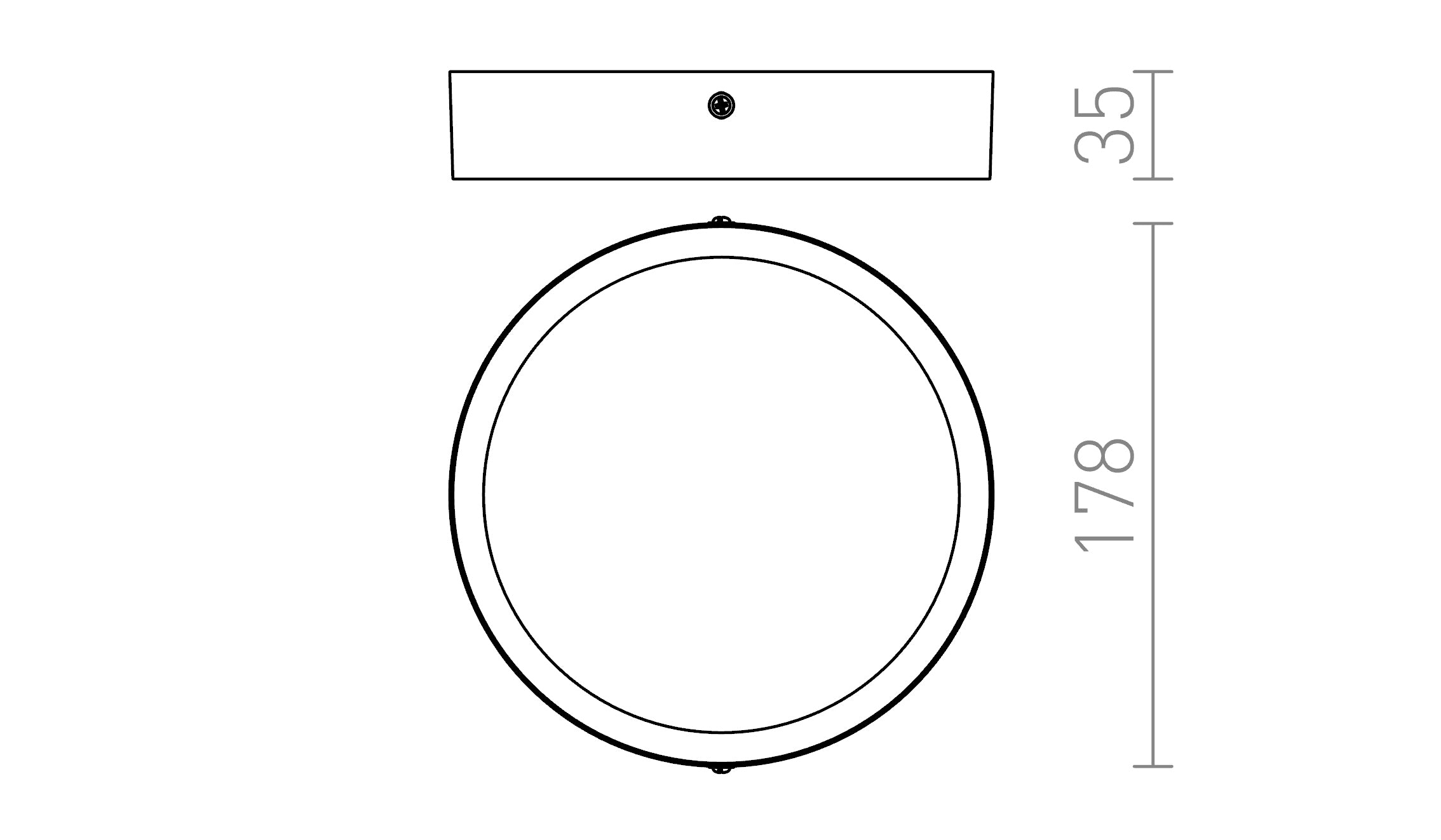 HUE R 17 DIMM STROPNA - Product sketch