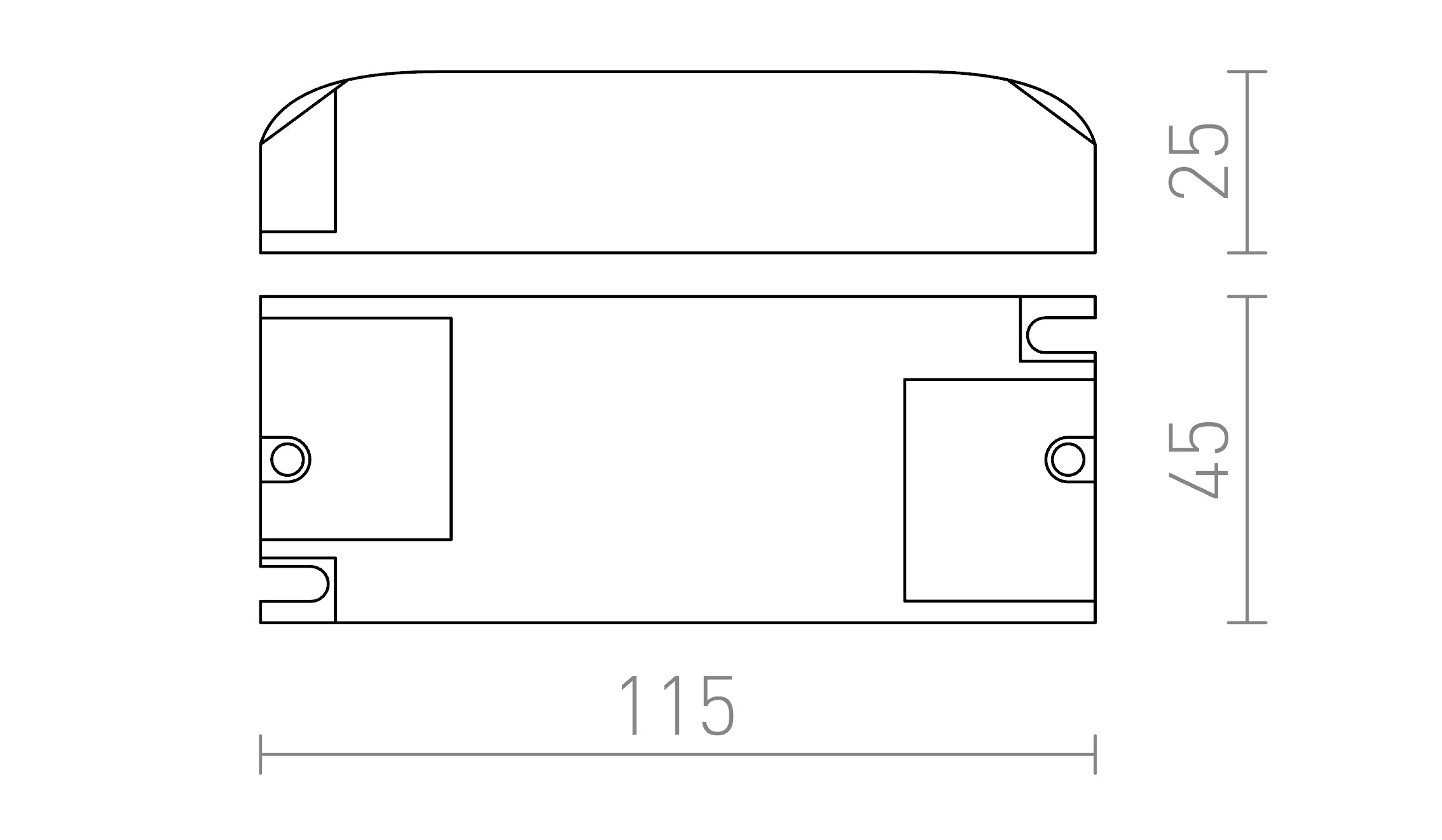 DRIVER 500mA - Product sketch