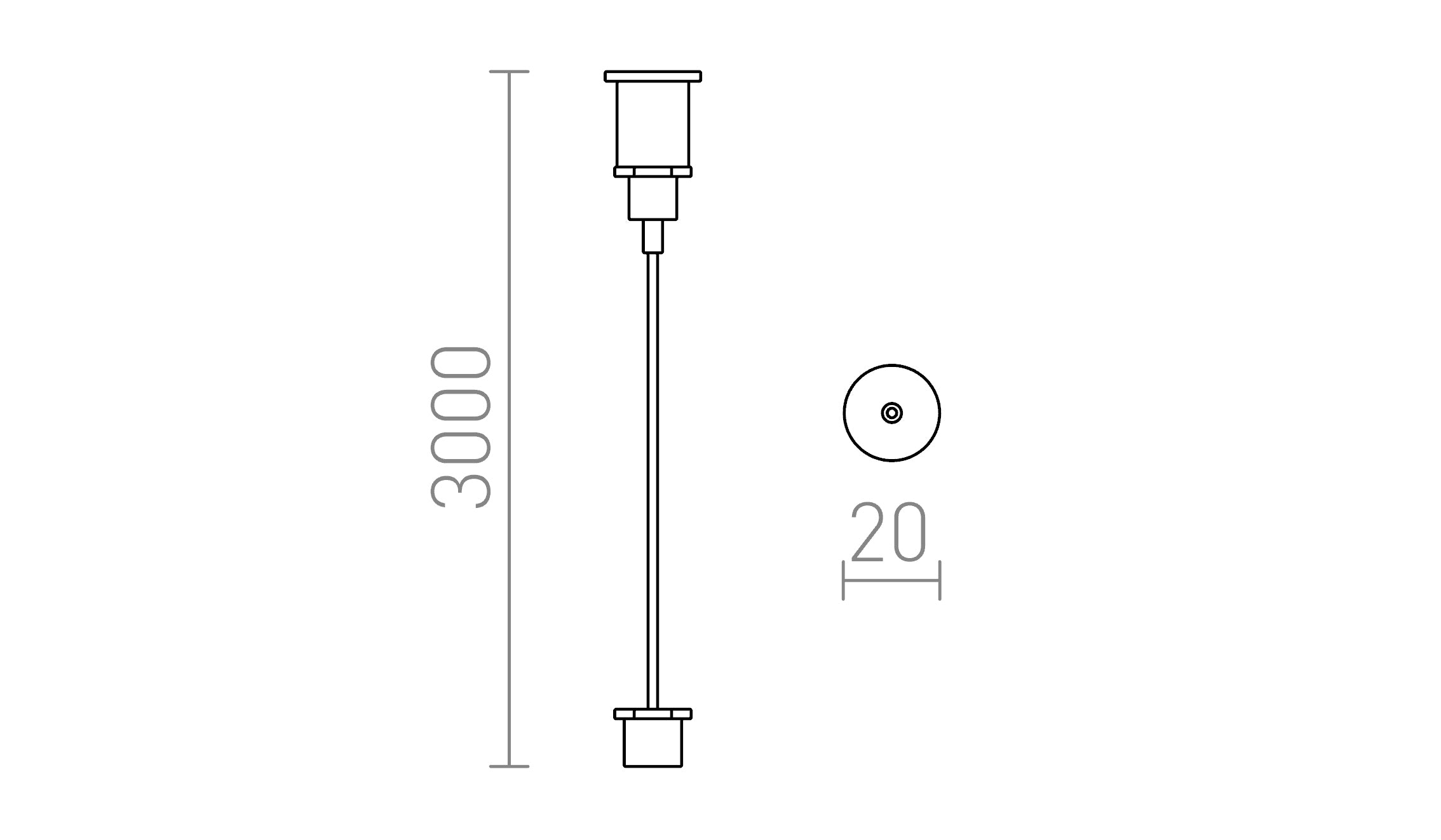 EUTRAC VISEĆI KIT 3M - Product sketch