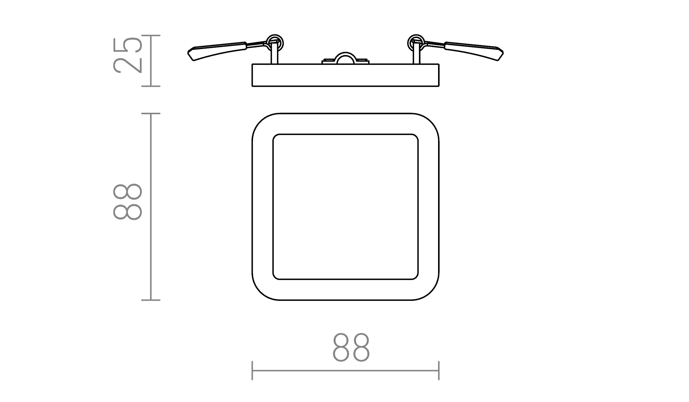 HUE SQ 9 DIMM UGRADNA - Product sketch