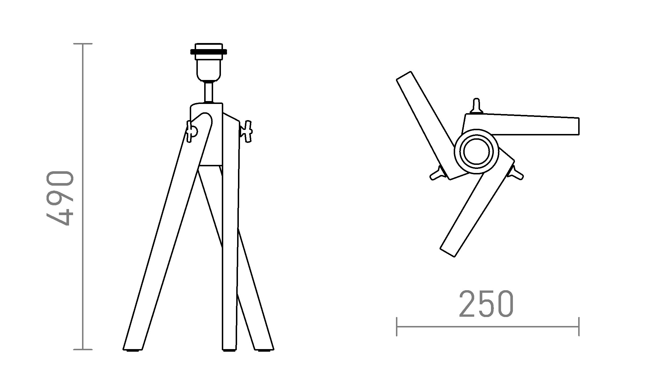 AMBITUS STOLNA STALAK - Product sketch
