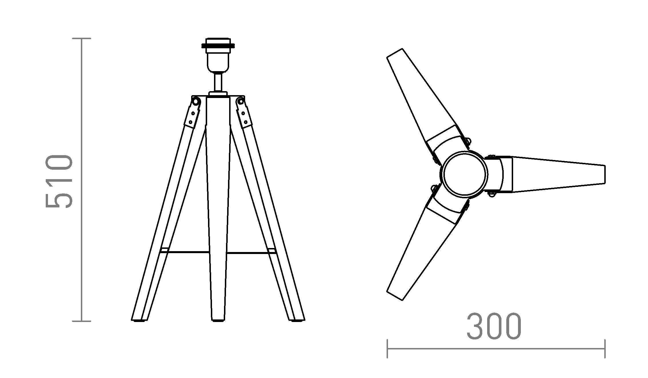 ALVIS STOLNA STALAK - Product sketch