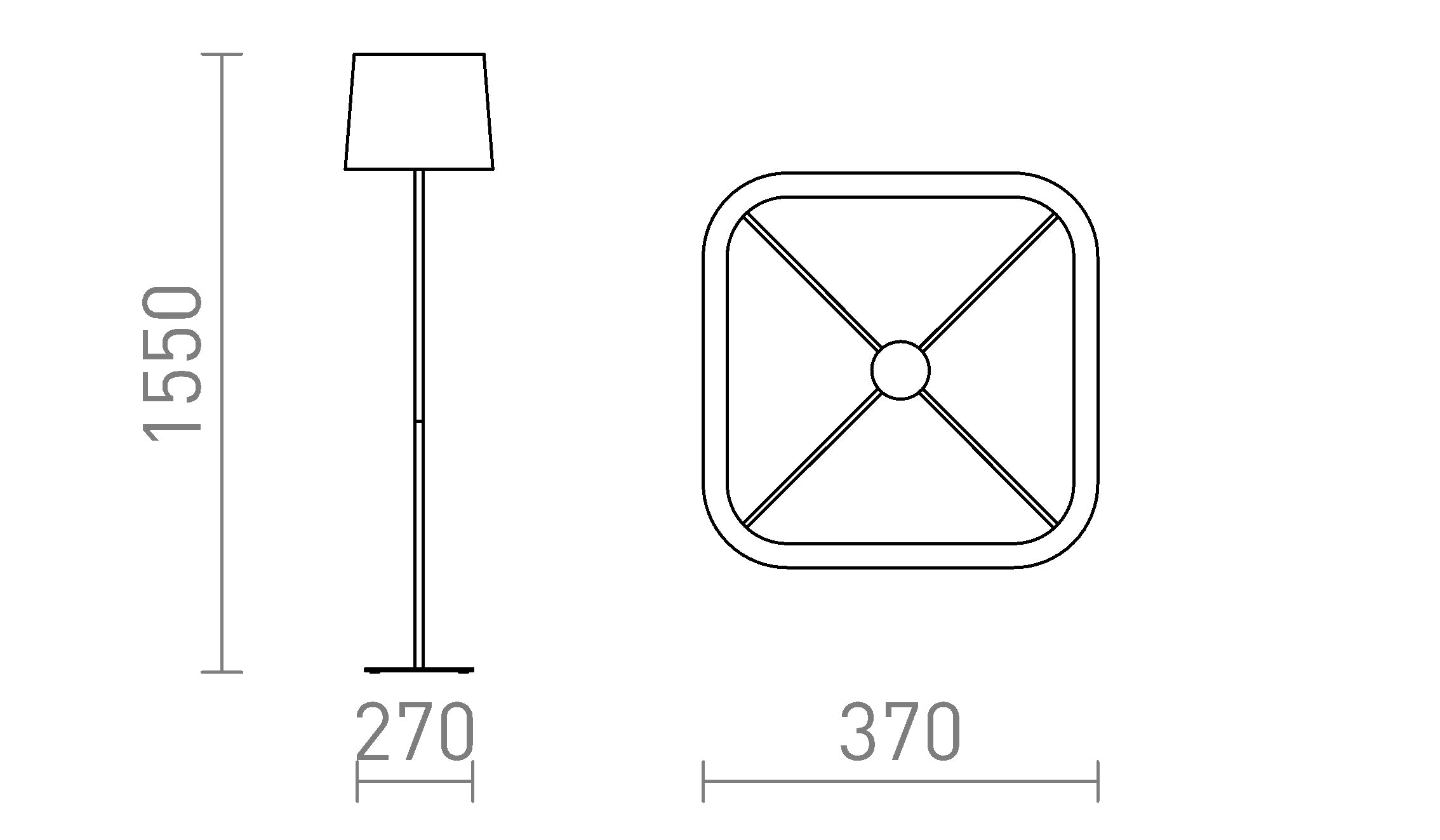 PERTH STAJAĆA - Product sketch