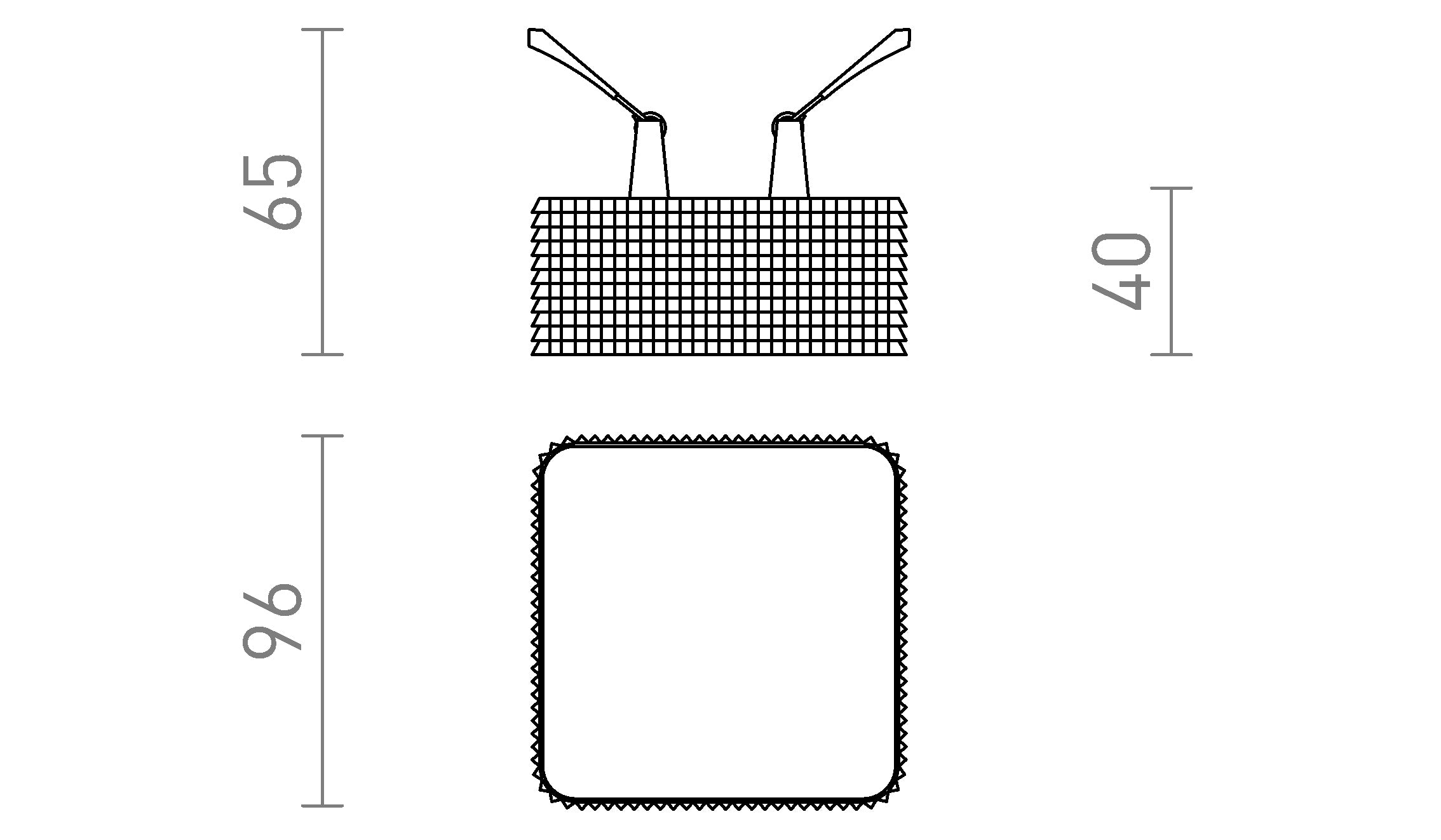 MARENGA SQB1 40 - Product sketch