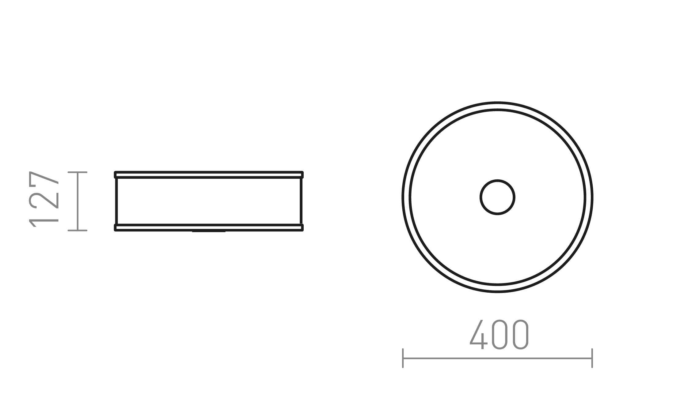 CASSABLANCA LED STROPNA - Product sketch
