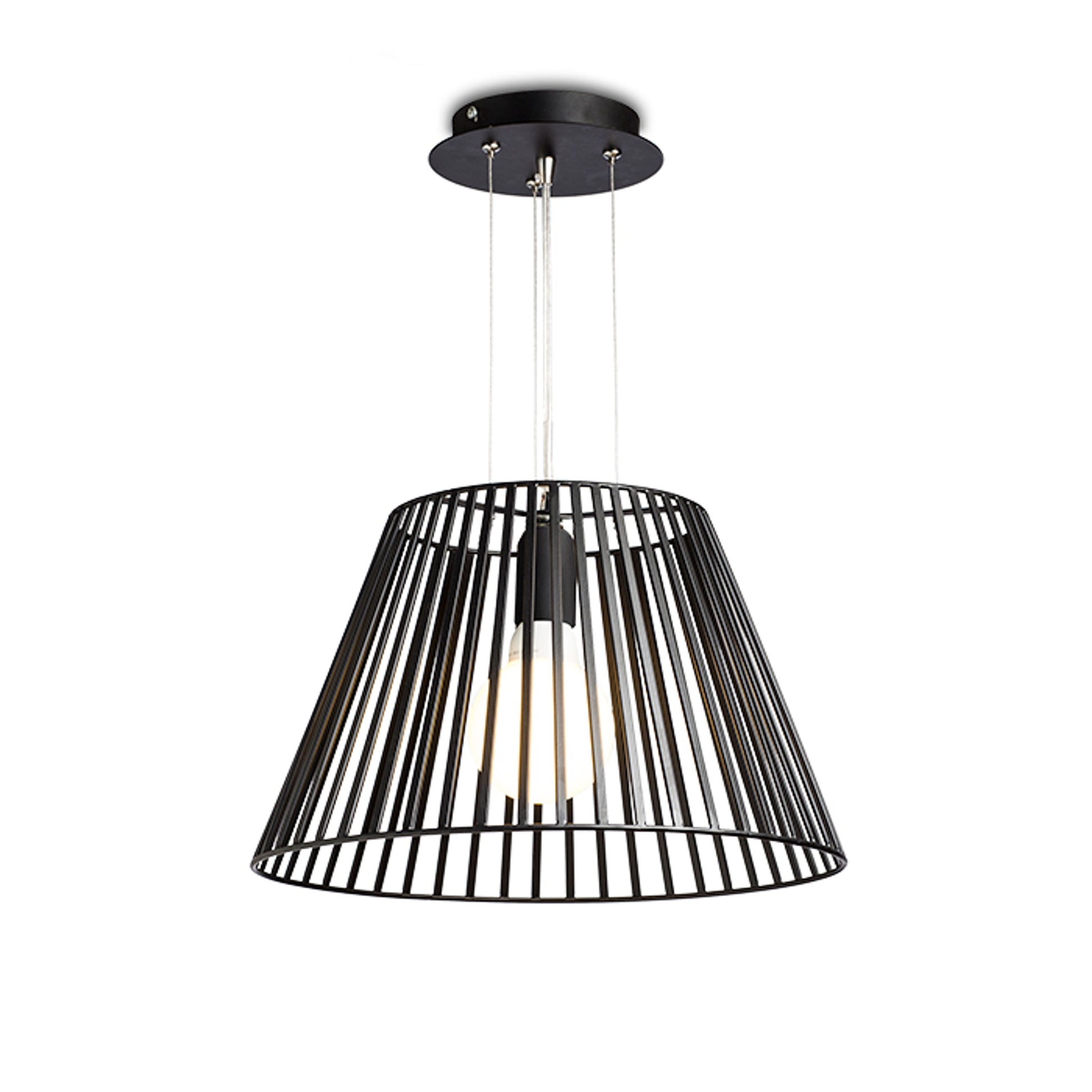RENDL pendant lamp VESCO pendant black  230V E27 42W R10536 8
