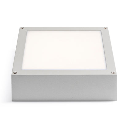 RENDL outdoor lamp SCOTT ceiling silver grey 230V LED 9.8W IP54 3000K R10552 3