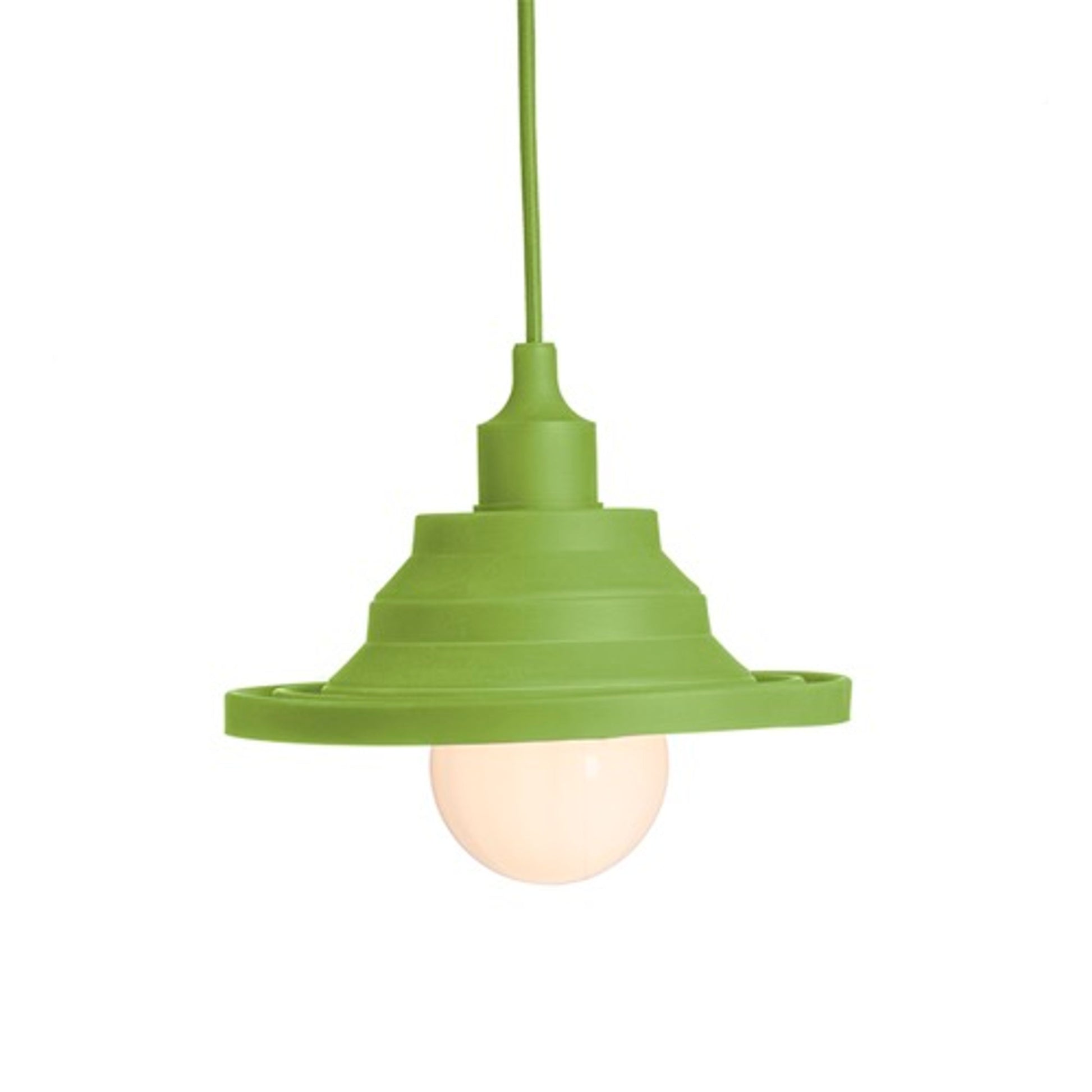 RENDL Outlet AMICI silicone pendant green  230V LED E27 15W R10620 1