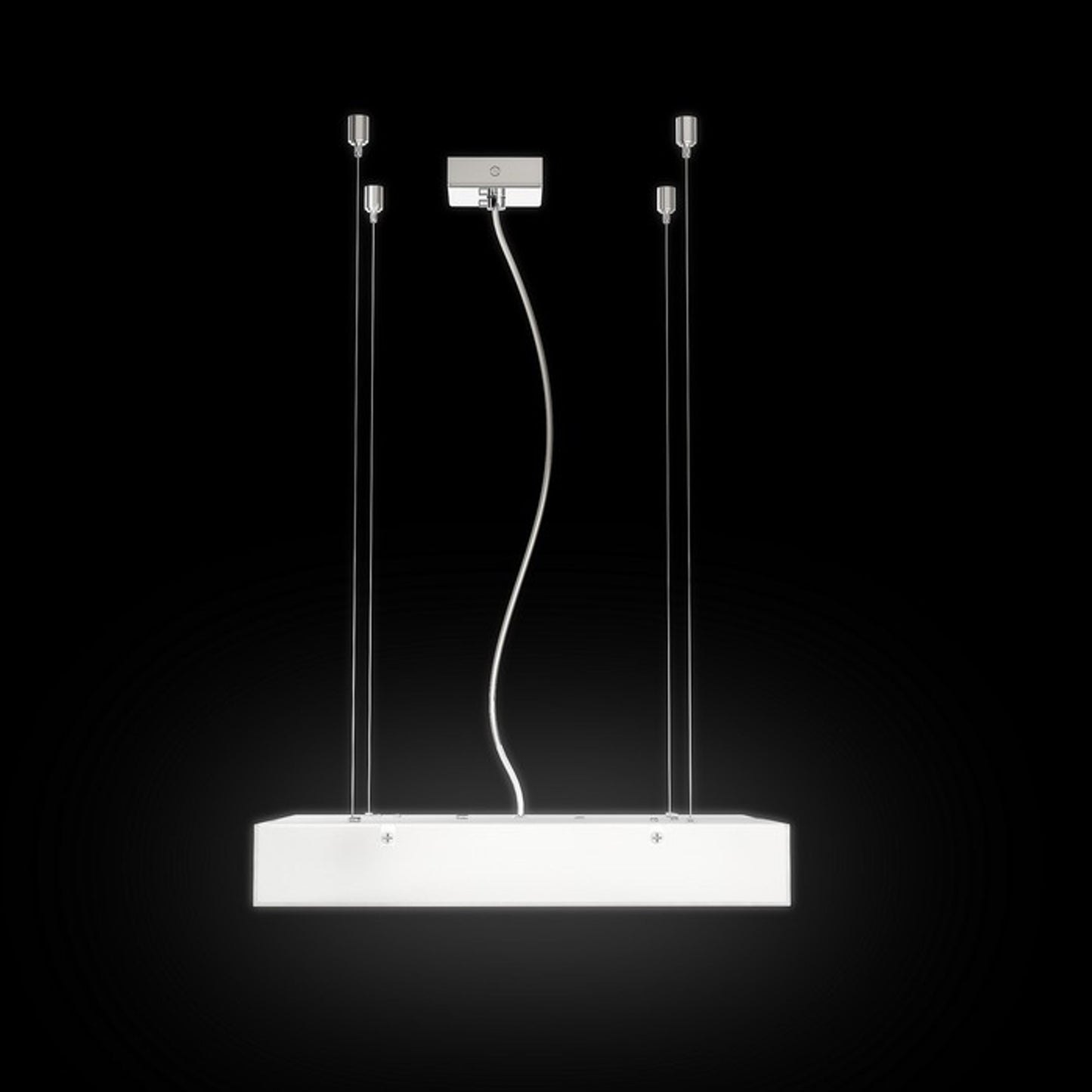 RENDL Outlet STRUCTURAL 40x40 pendant  satinated glass 230V 2G11 2x24W R10629 3