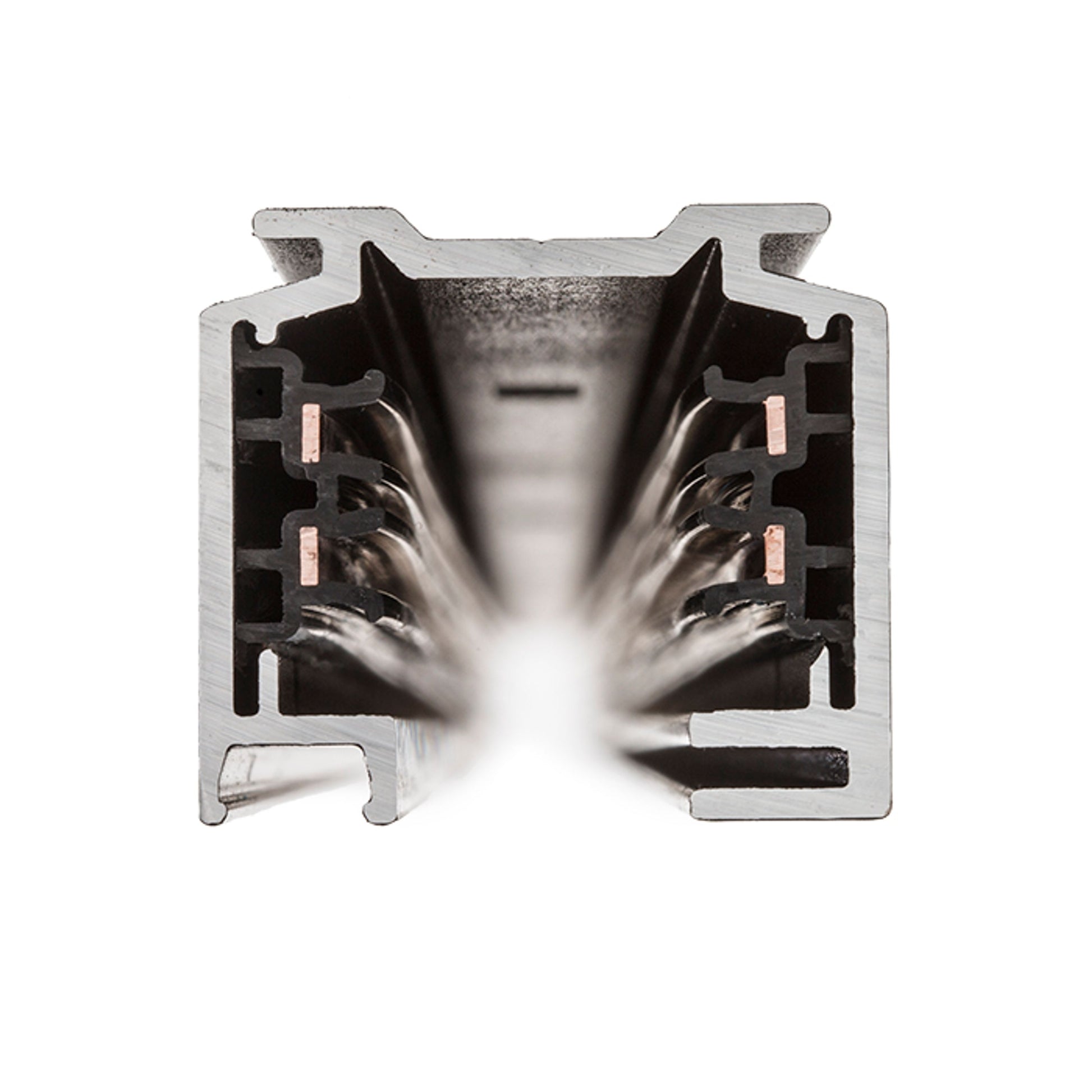 RENDL 3-circuit track system EUTRAC 2m 3-circuit track black 230V  R11301 3