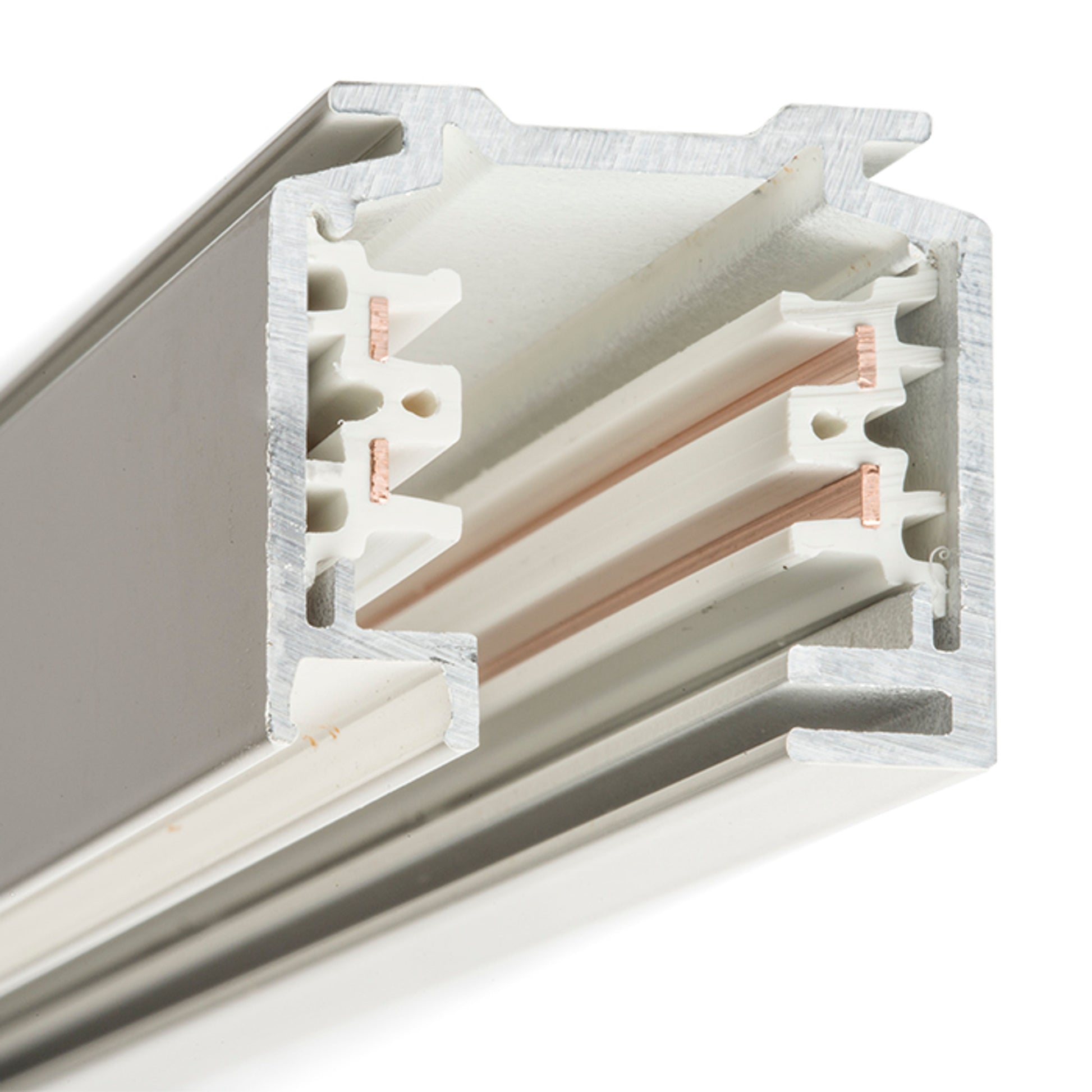 RENDL 3-circuit track system EUTRAC 3m 3-circuit track white 230V  R11303 3