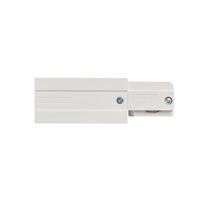 RENDL 3-circuit track system EUTRAC feed-in, polarity left white  230V  R11314 3