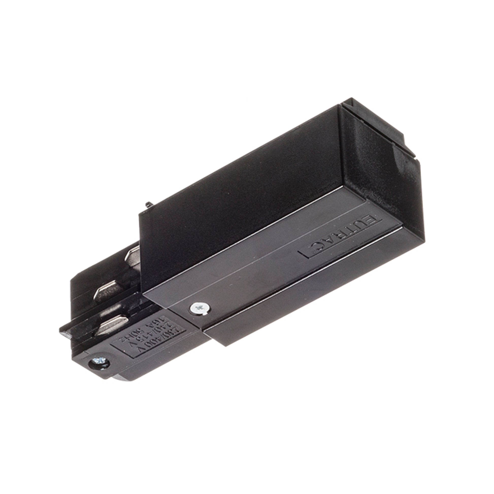 RENDL 3-circuit track system EUTRAC feed-in, polarity left black 230V  R11315 4
