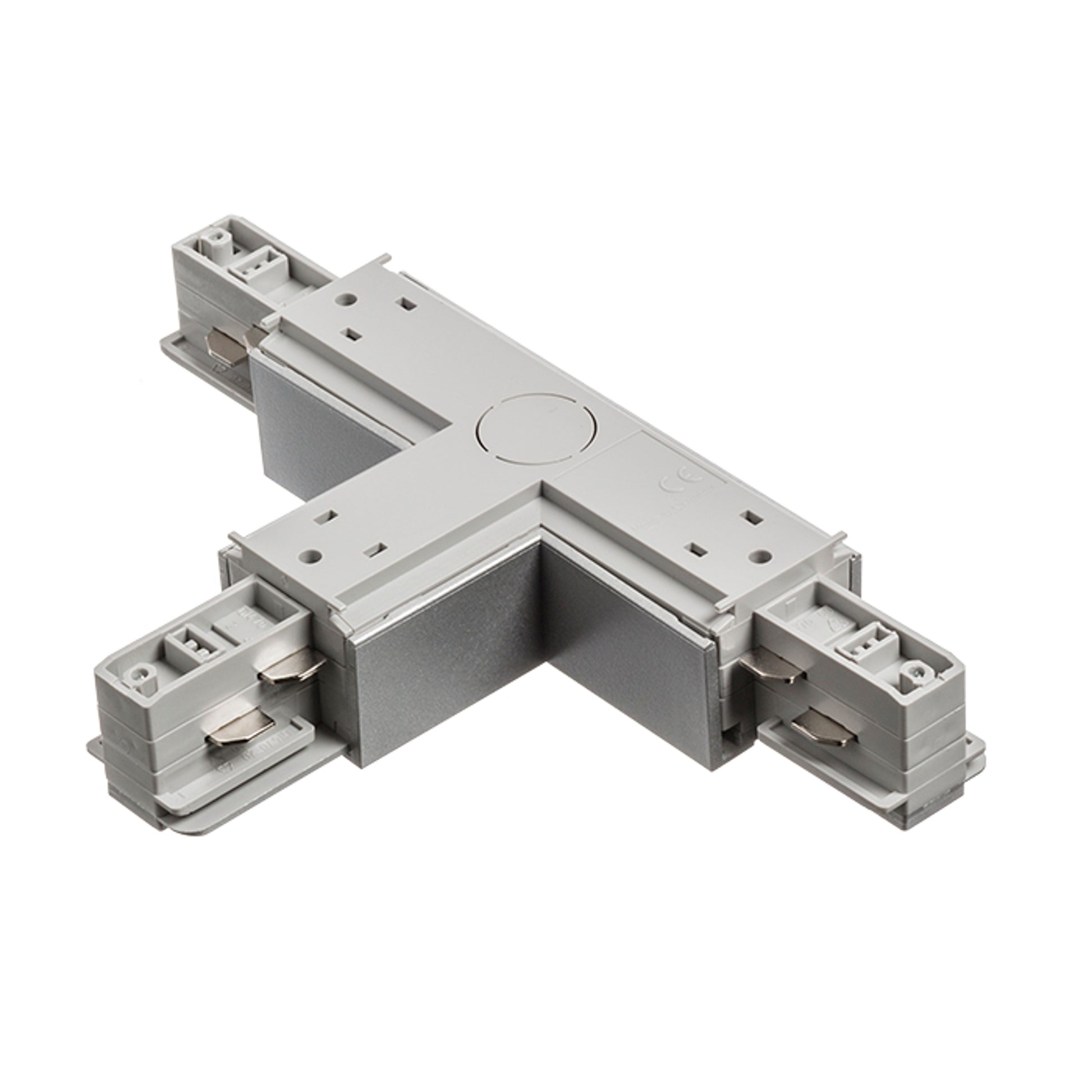 RENDL 3-circuit track system EUTRAC T connector, polarity right silver grey 230V  R11334 3