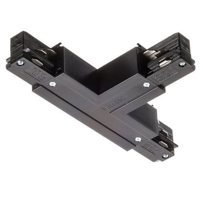 RENDL 3-circuit track system EUTRAC T connector, polarity left black 230V  R11336 4