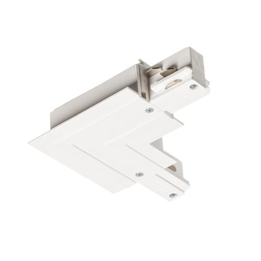 RENDL 3-circuit track system EUTRAC L connector for recessed 3-circuit tracks (inner polarity white  230V  R11345 1