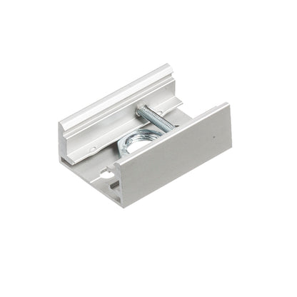 RENDL 3-circuit track system EUTRAC track clamp for 3-circuit tracks silver grey   R11351 4