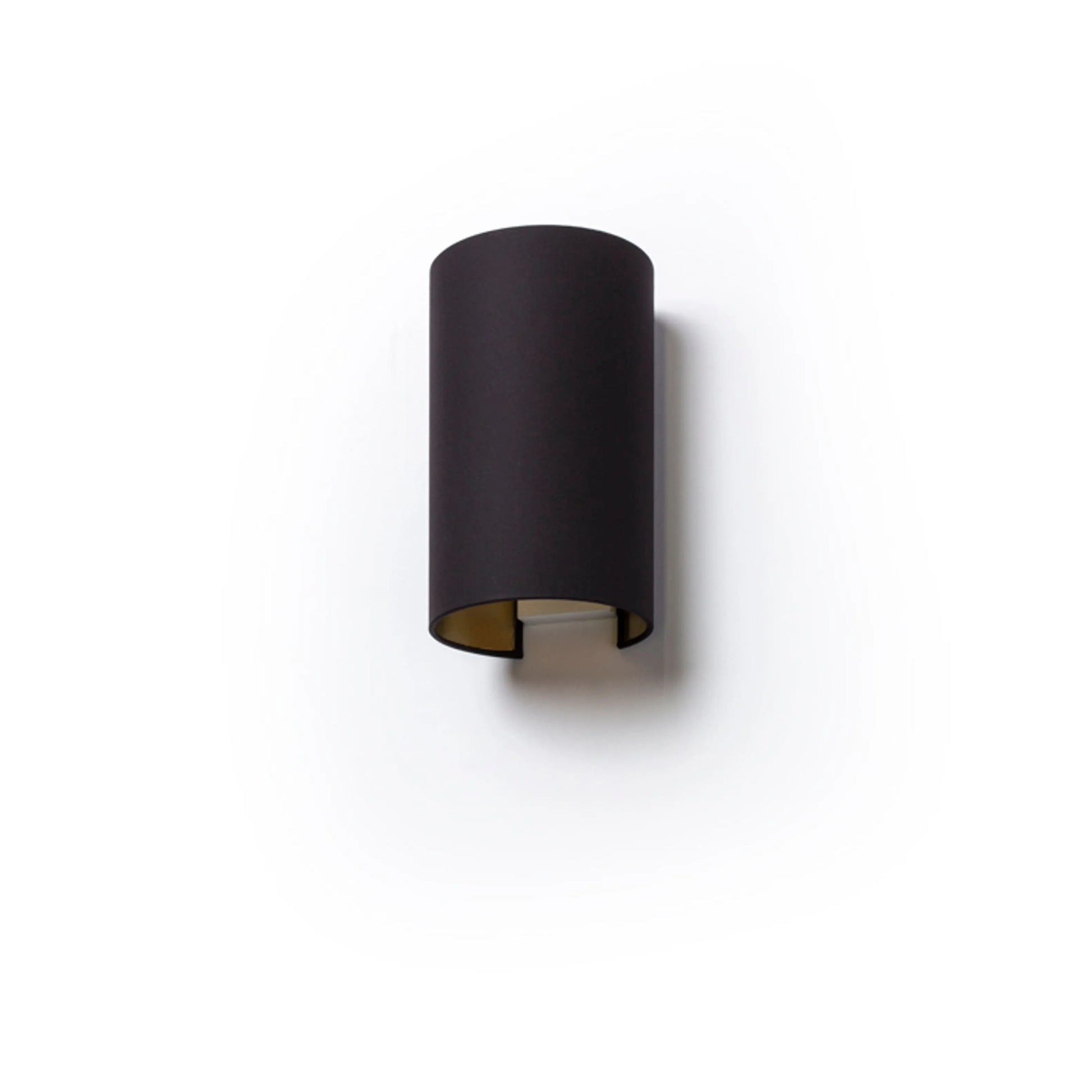 RENDL wall lamp RON W 15/25 wall  Polycotton black/golden foil 230V LED E27 15W R11464 2