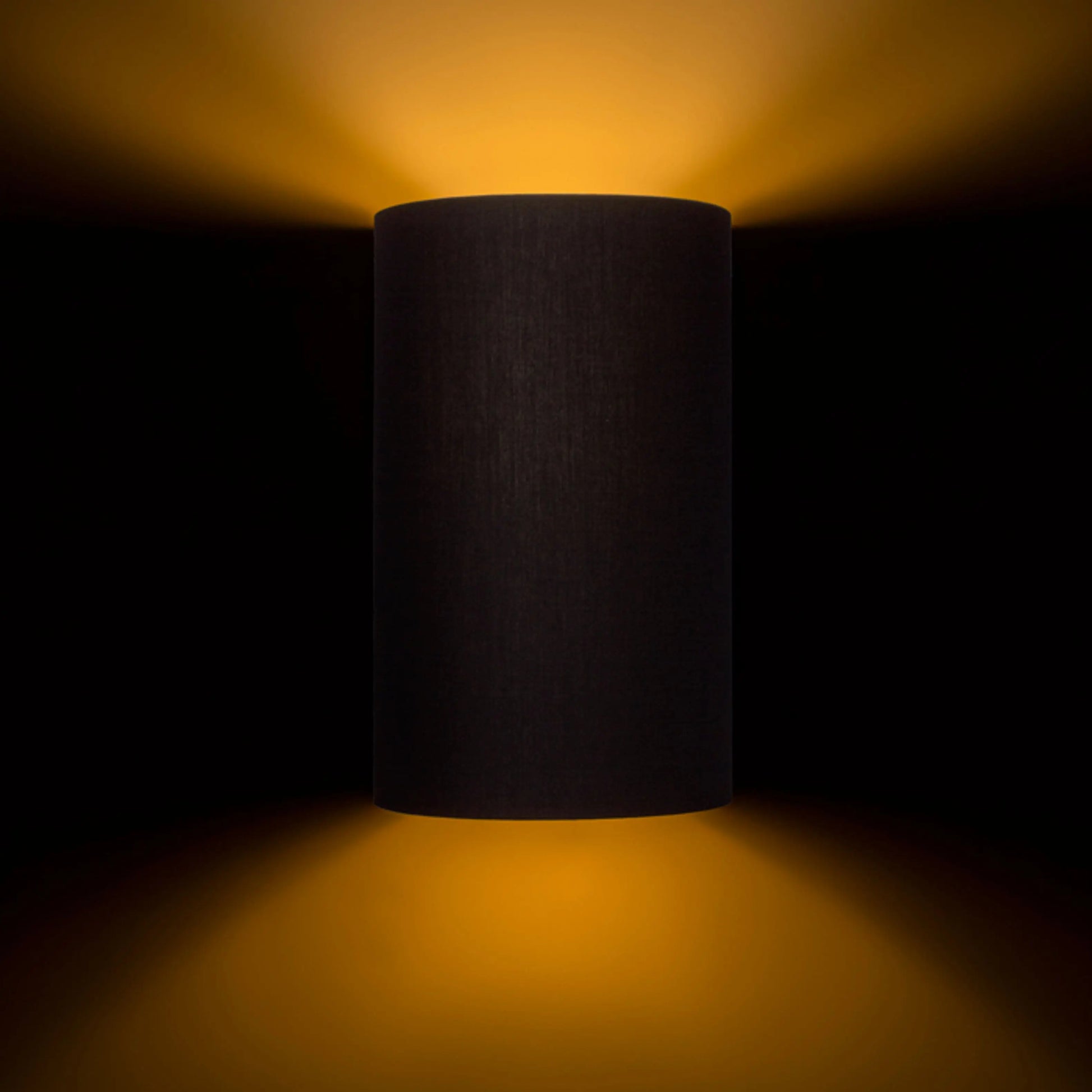 RENDL wall lamp RON W 15/25 wall  Polycotton black/golden foil 230V LED E27 15W R11464 4