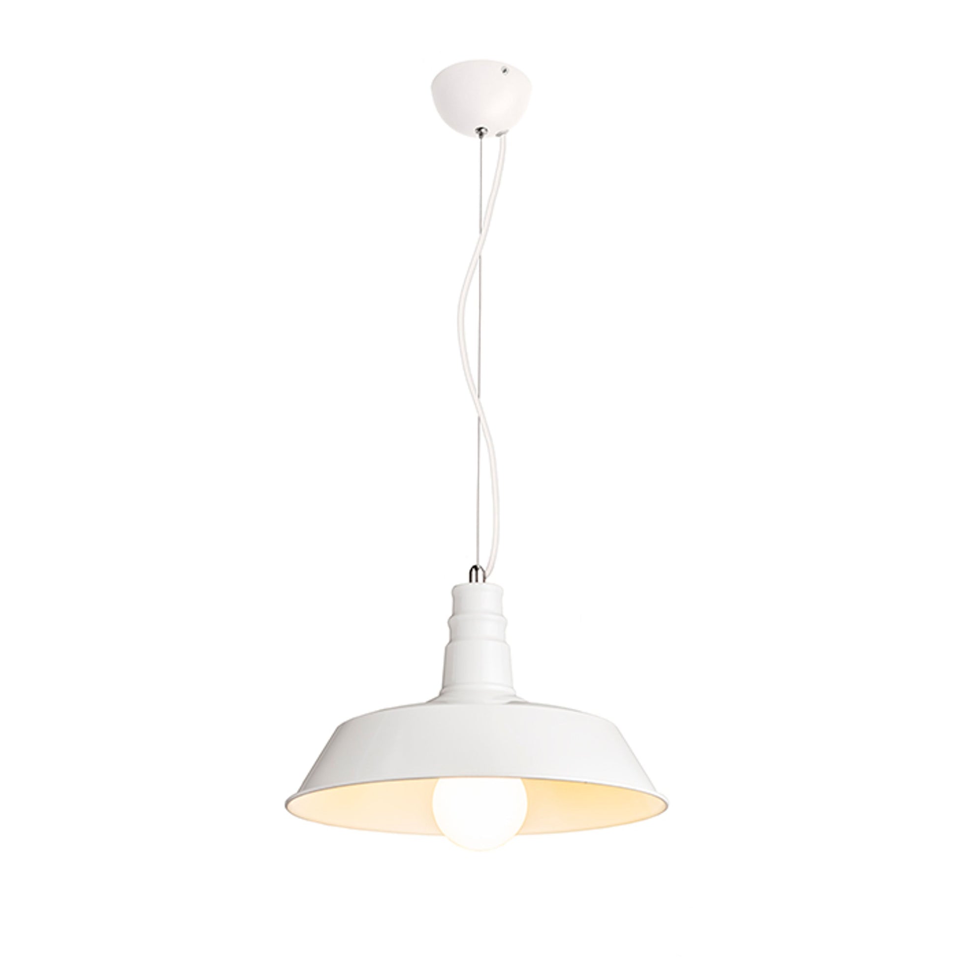 RENDL Outlet GOLDIE 36 pendant white/white  230V LED E27 30W R11689 1