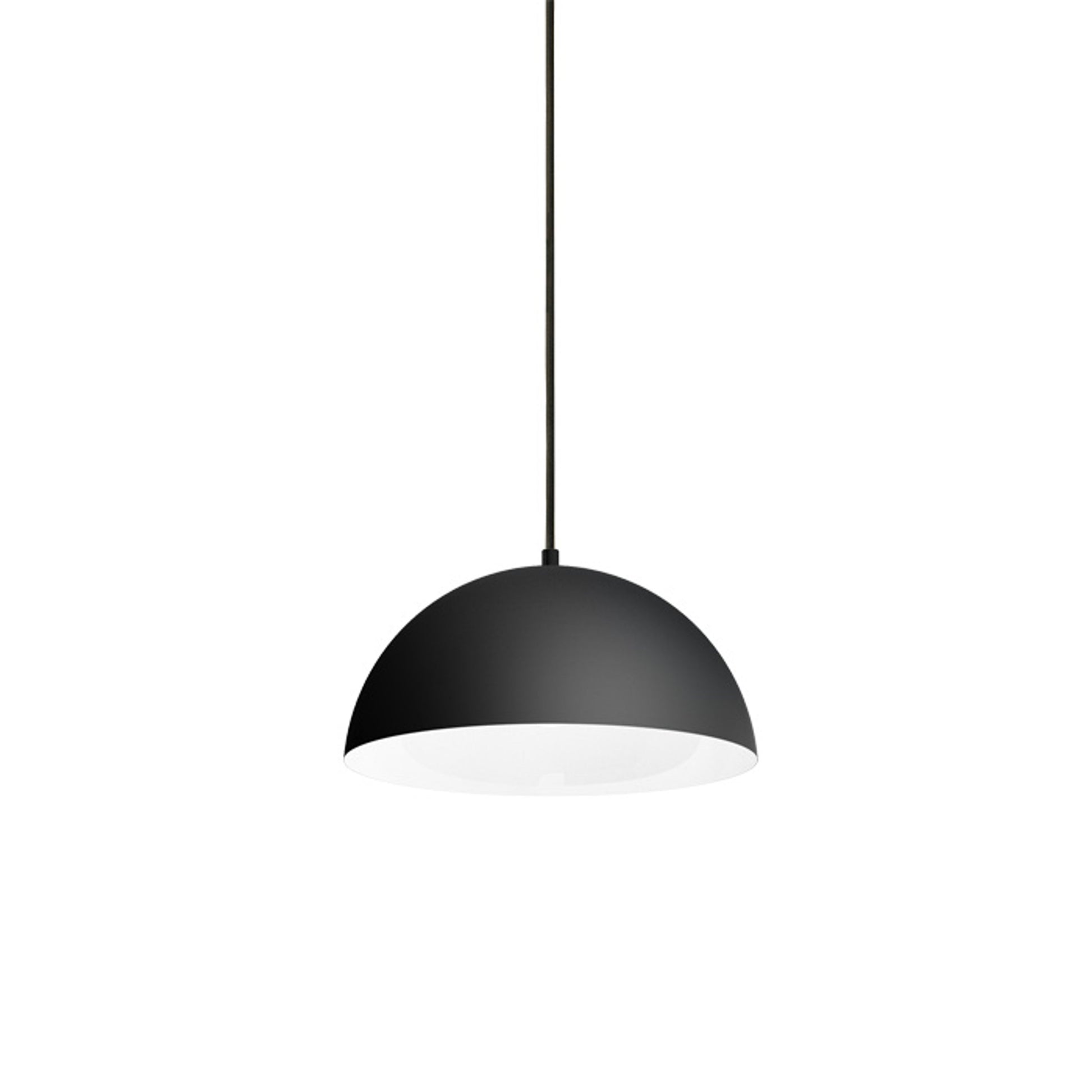 RENDL pendant lamp MONROE 30 pendant matte black/white  230V LED E27 11W R11700 2