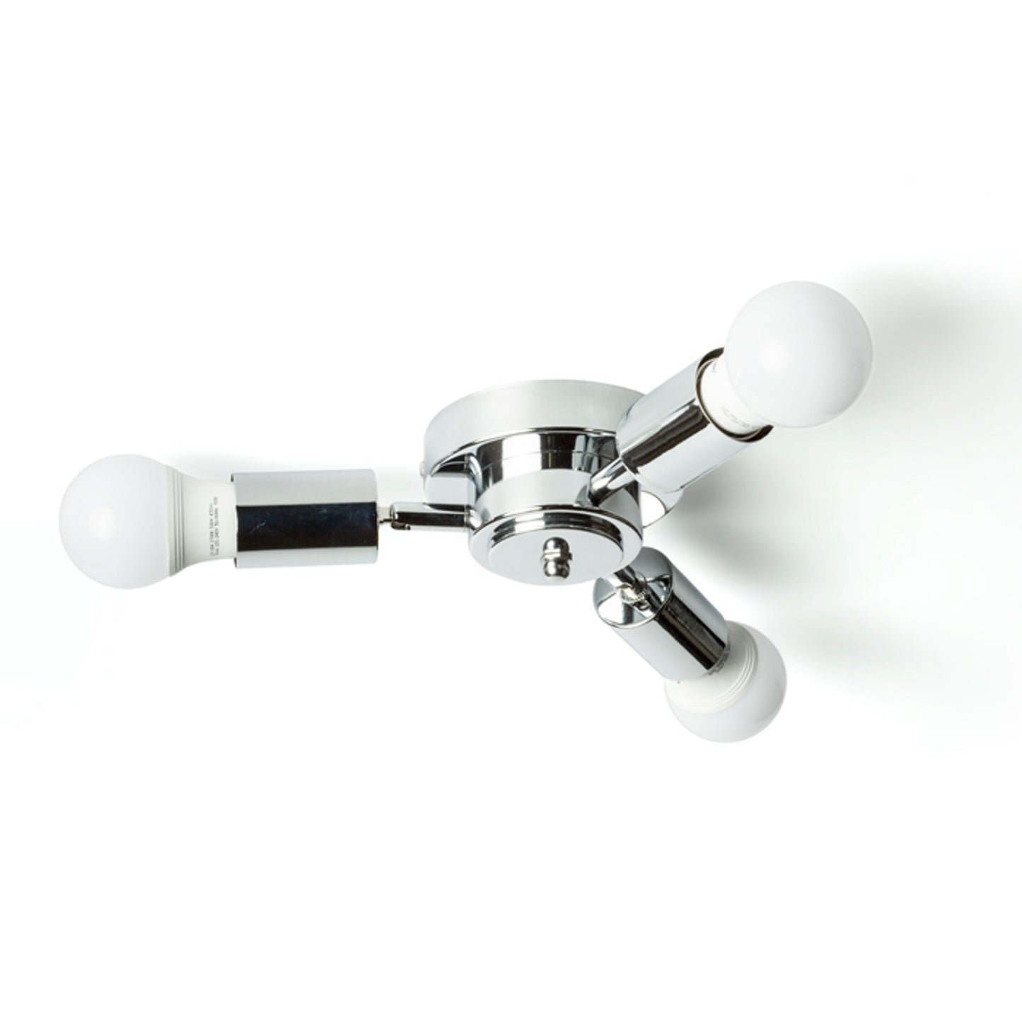 RENDL shades, shade bases, pendent sets POSTE ceiling base  chrome 230V LED E27 3x15W R11799 3