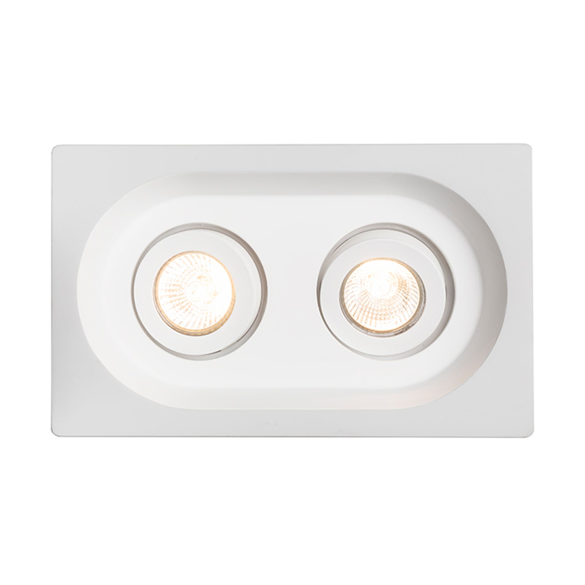 RENDL recessed light DINGO GU10 II directional  plaster 230V GU10 2x35W R12037 5