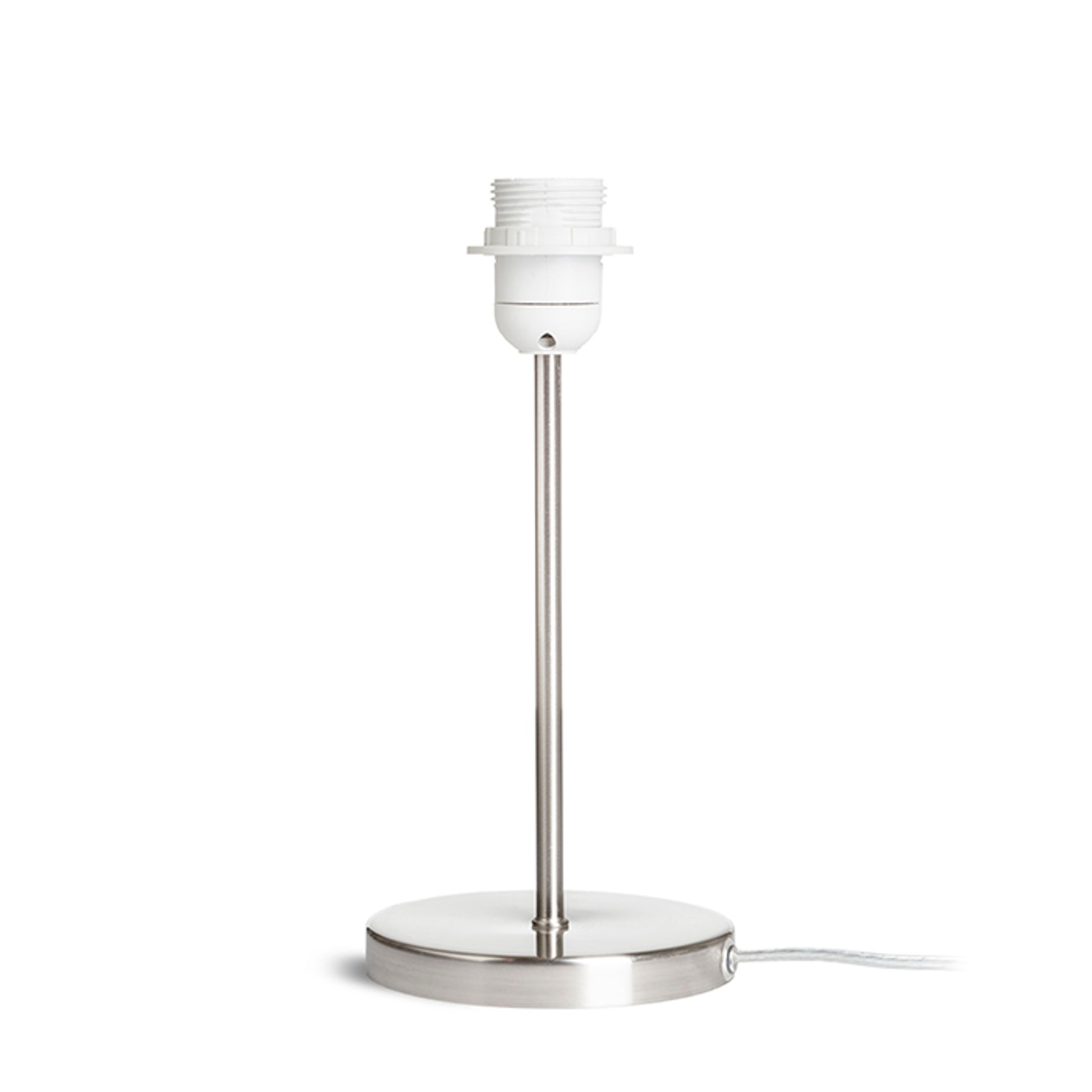 RENDL shades, shade bases, pendent sets NYC table base  matt nickel 230V LED E27 15W R12041 1